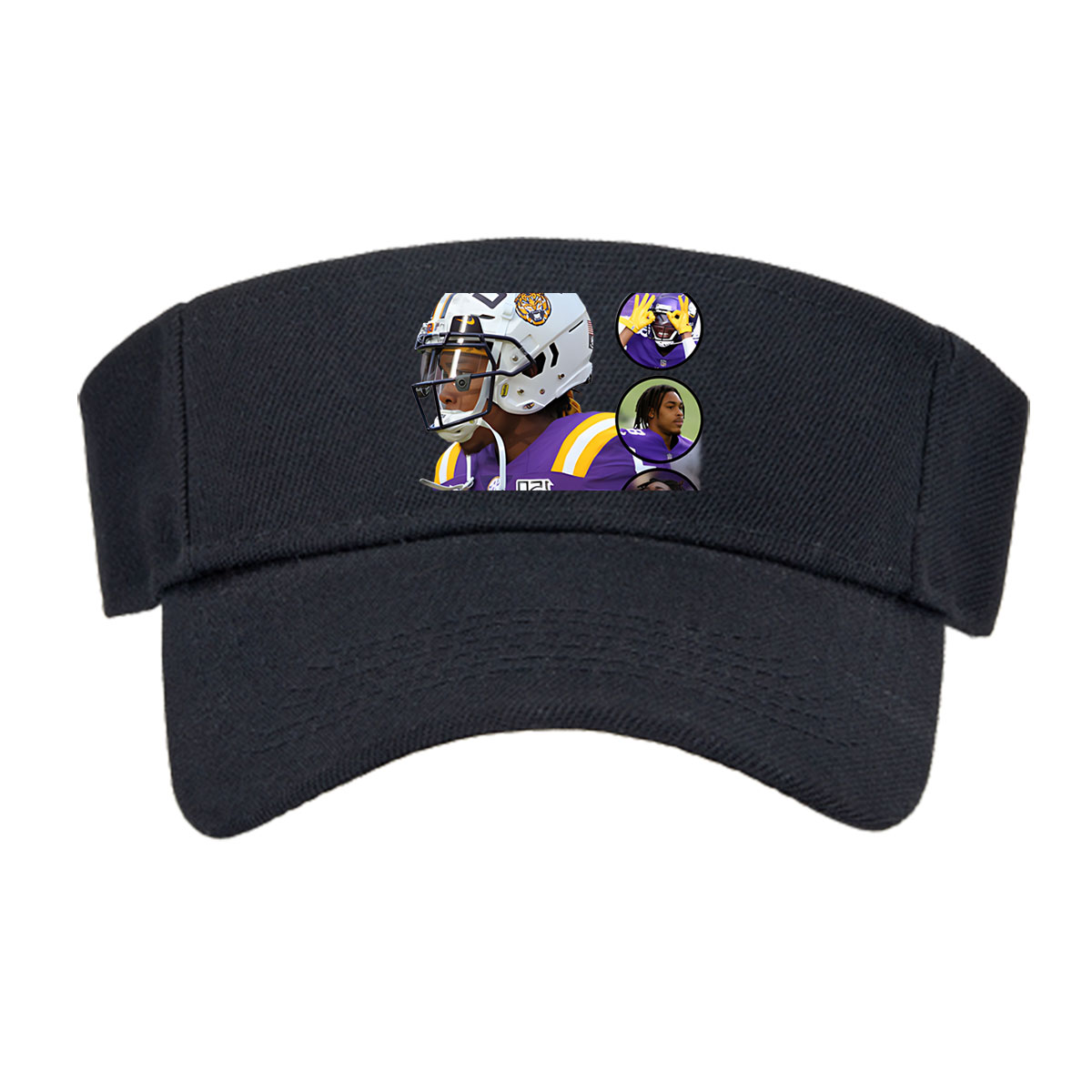Justin Jefferson LSU Football Player Highlight Collage -  Visor cap