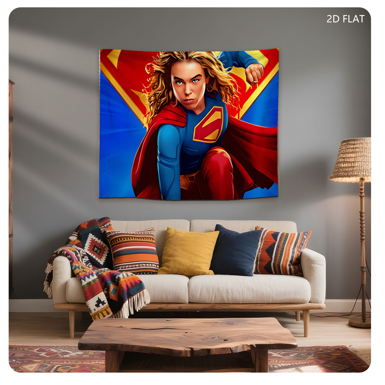 Supergirl Movie Poster - DC Studios, Starring Supergirl, Now Showing at Cine 6, Release Date: 26 June - Tapestry