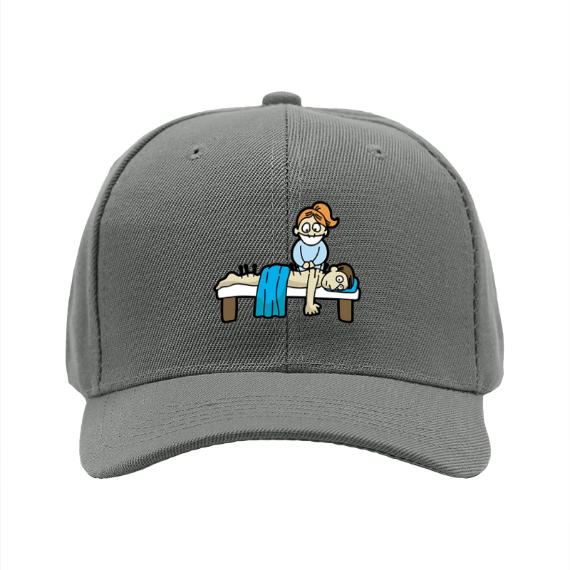 1pc New Baseball Cap with Funny Massage Cartoon Print Unisex Adjustable Hat for Outdoor Activities and Casual Wear Adults and Teens