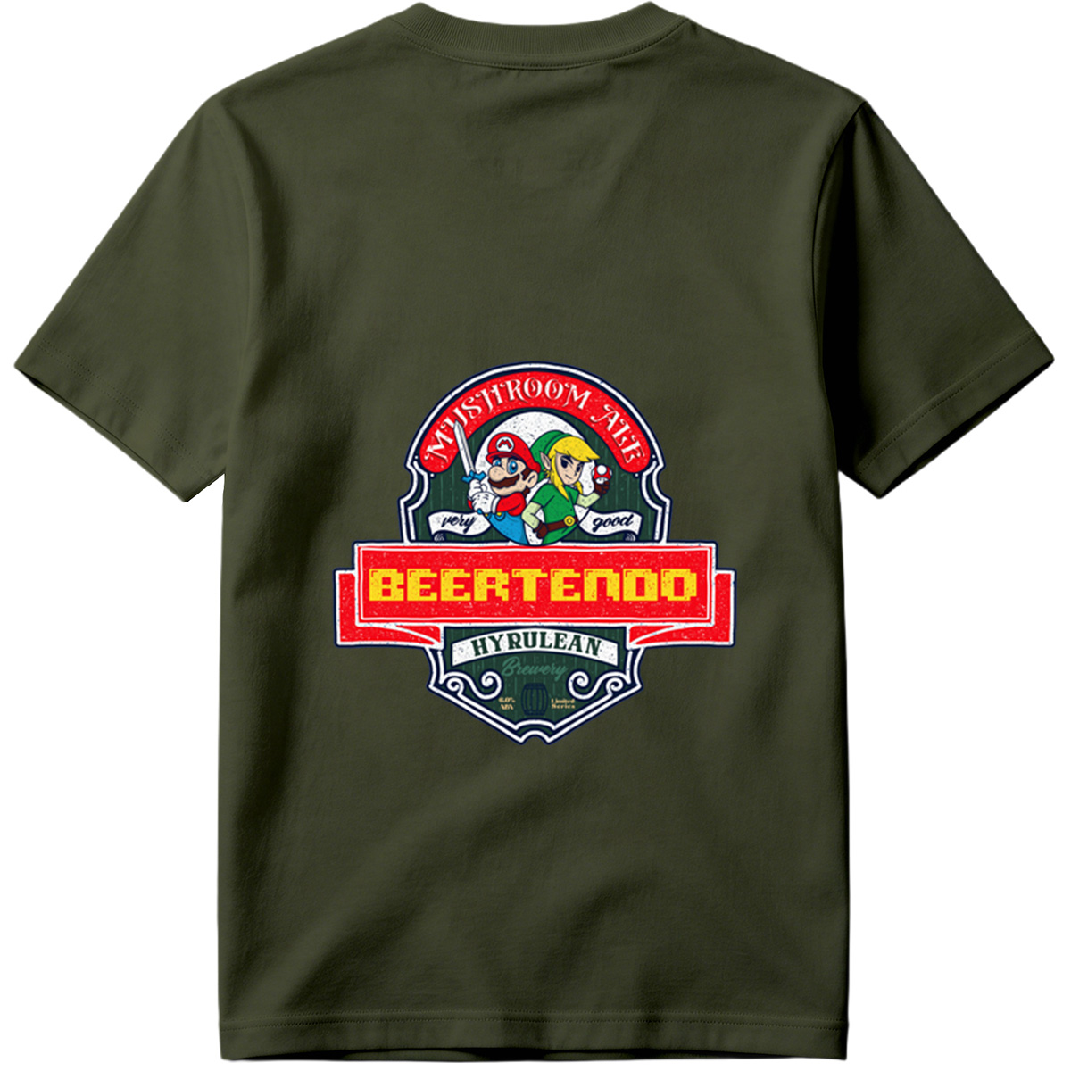 Beertendo: Mario & Link Mushroom Ale - Tee