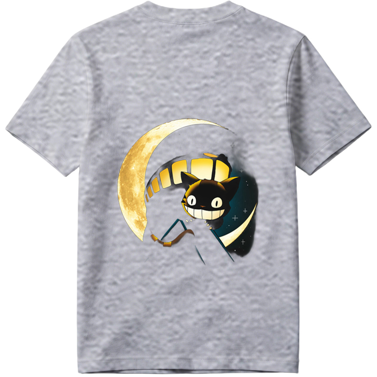 Jiji the Cat from Kiki's Delivery Service under the Moon - Tee