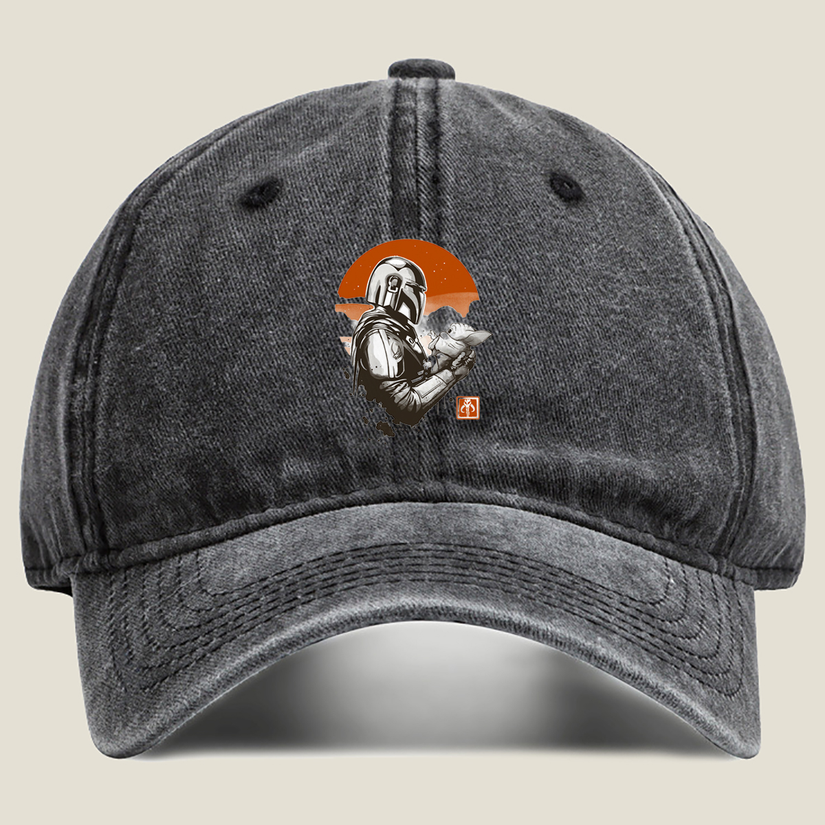The Mandalorian and Grogu - Washed Denim - Baseball Cap