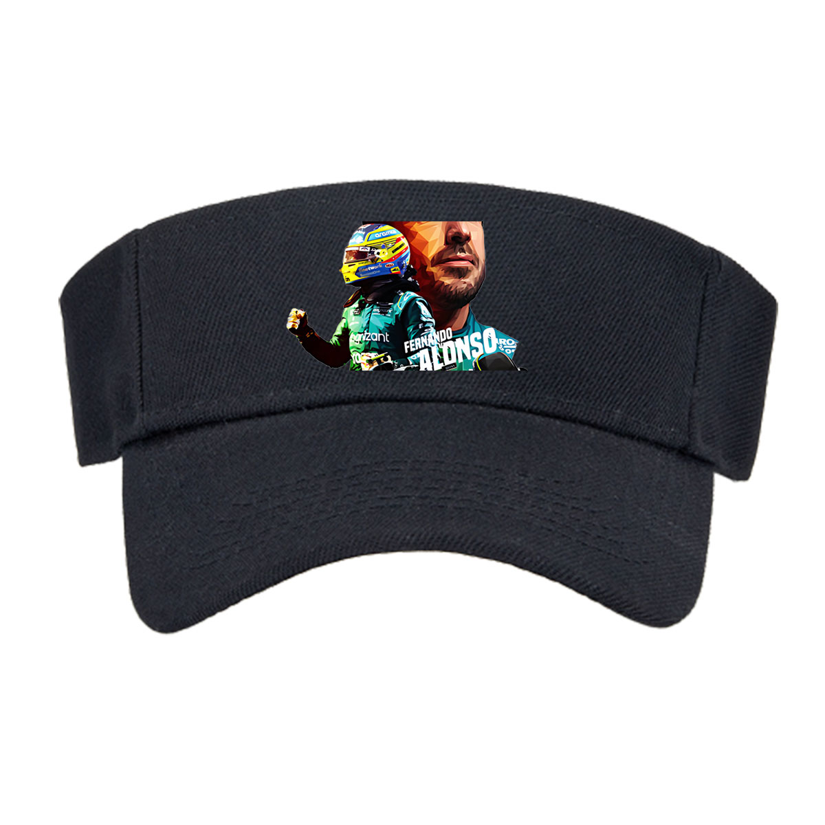 Fernando Alonso in Action: Formula 1 Racing Legend -  Visor cap