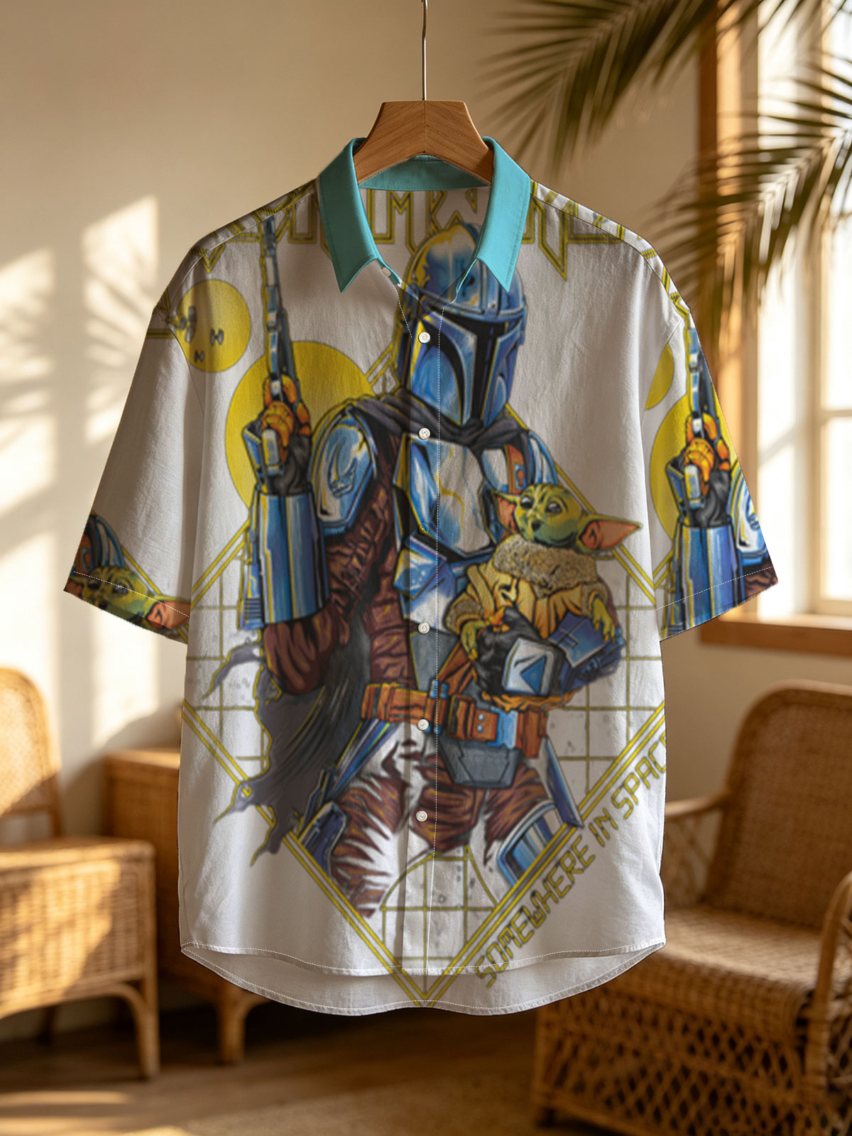 Iron Mando: The Mandalorian and Grogu in Space Adventure -  Shirt