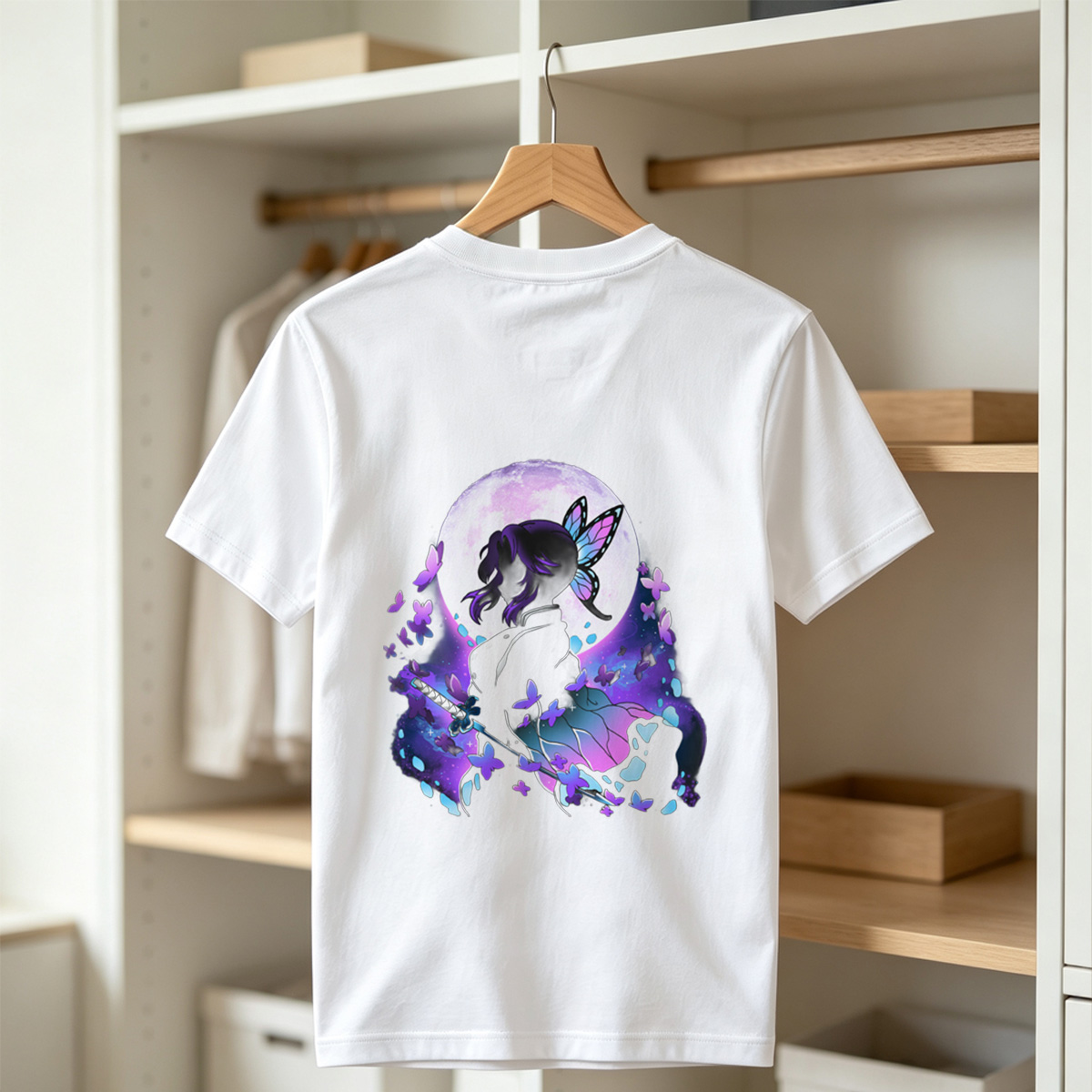 Shinobi Butterfly: Shinobu Kocho under the Moon - Tee