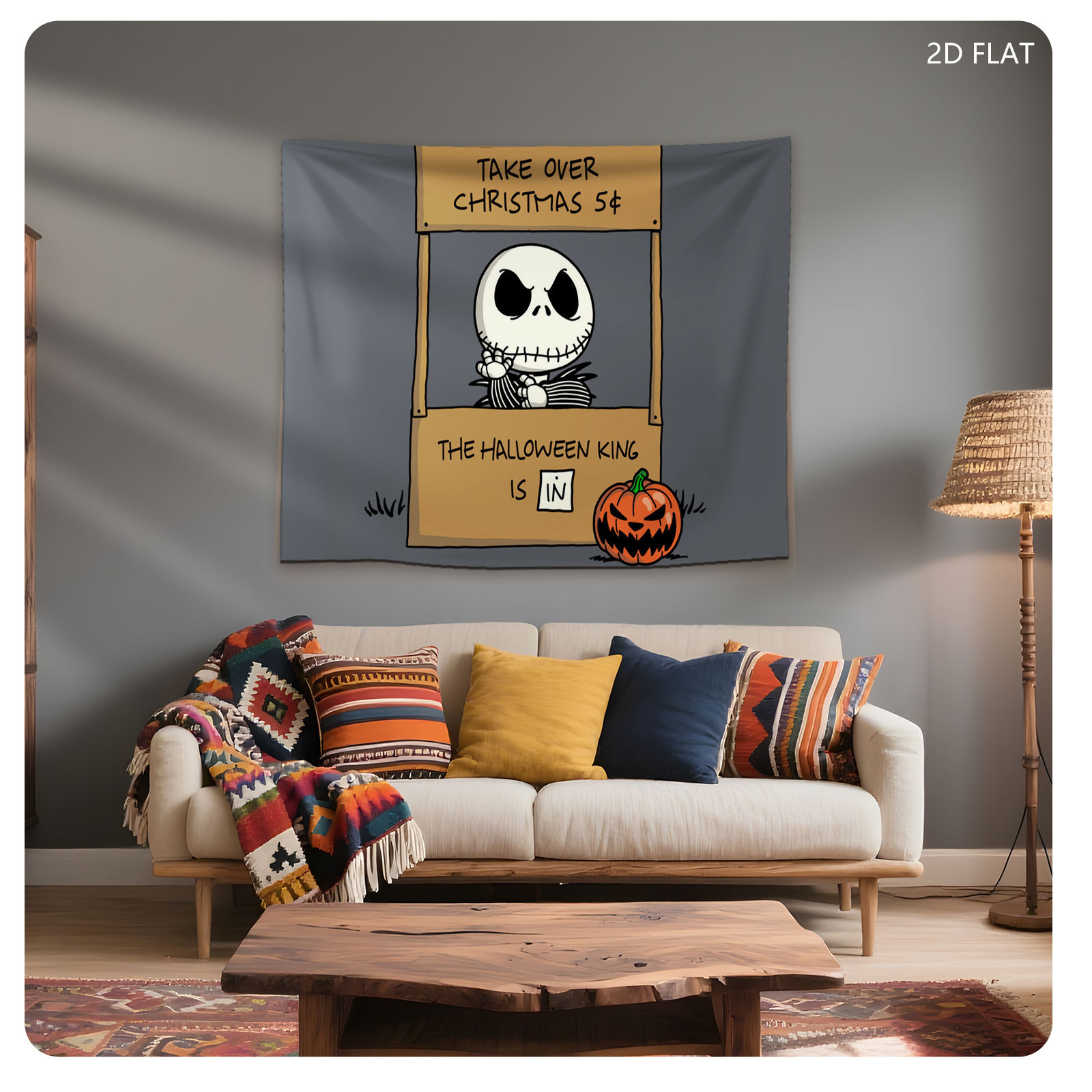 Jack Skellington Takes Over Christmas for 5￠ – The Halloween King is In - Tapestry