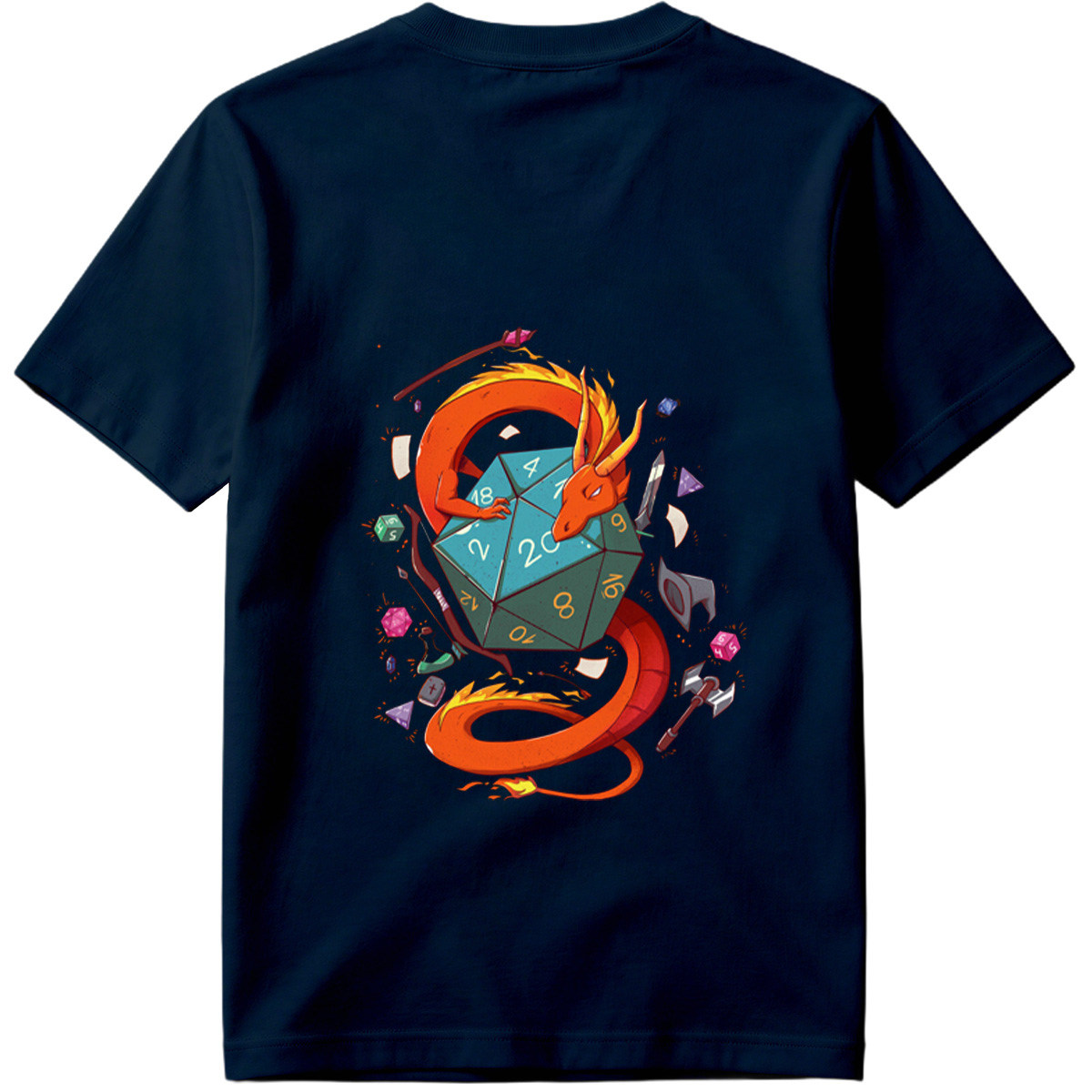 Dragon and D20: Fantasy Adventure - Tee