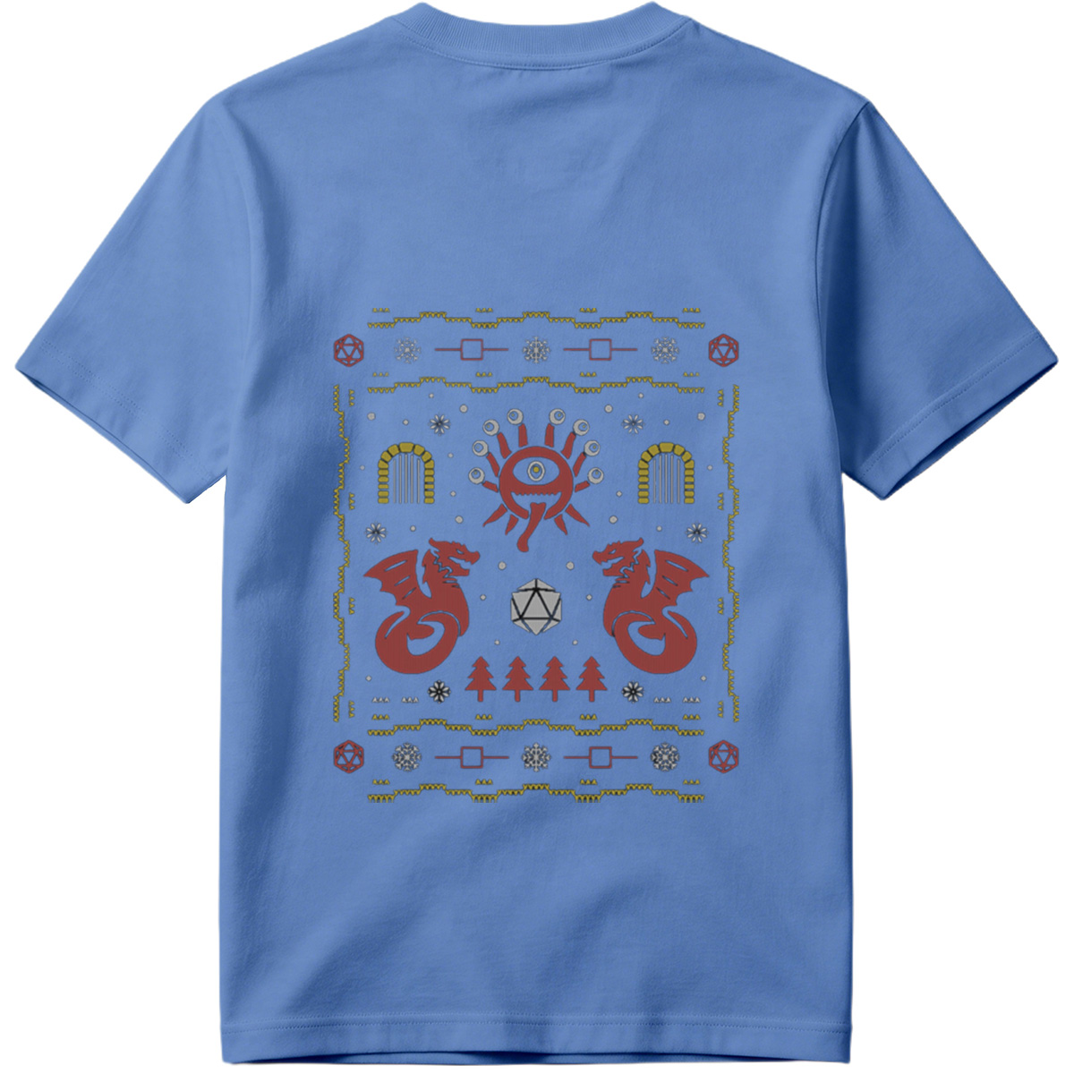 D&D Holiday Dragon & Eye of Vecna Sweater - Tee