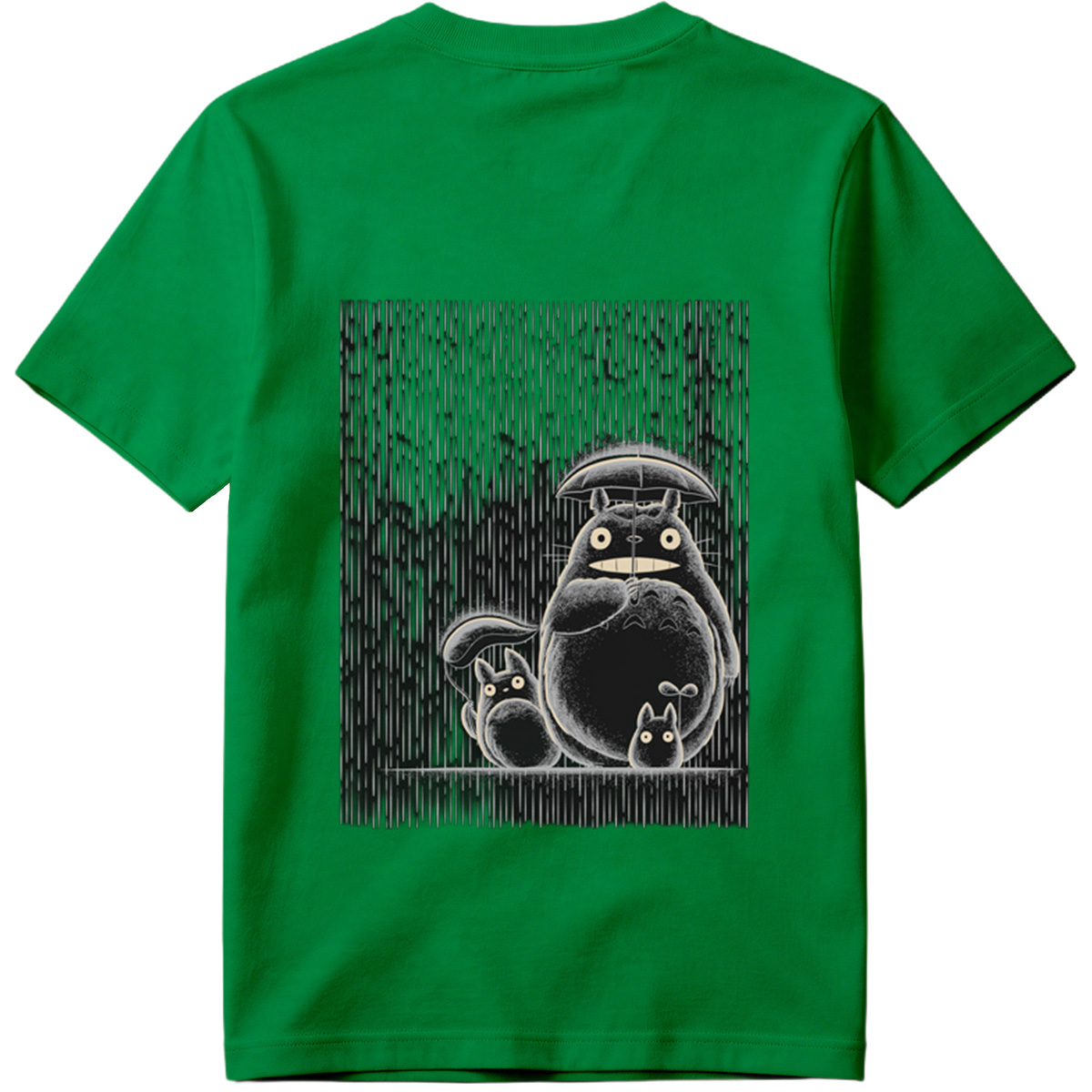 Totoro and Friends in the Rain - Tee