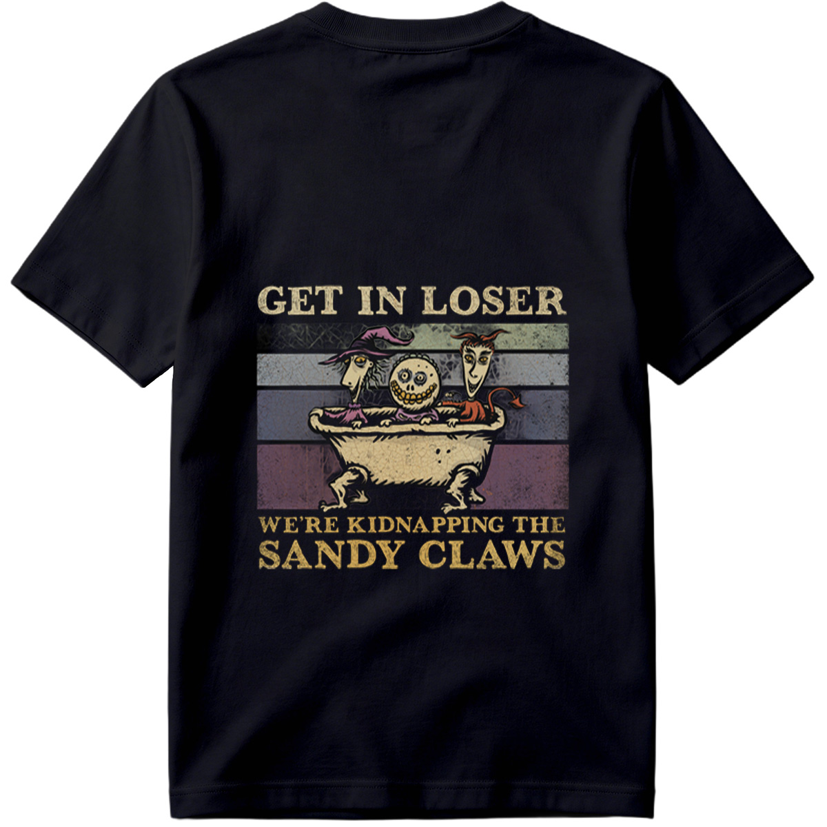 The Nightmare Before Christmas: Jack, Sally, and Oogie Boogie in a Bathtub - Tee