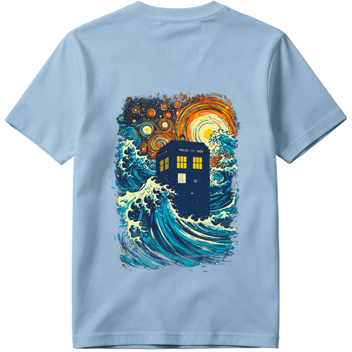 TARDIS in Stormy Seas - Tee