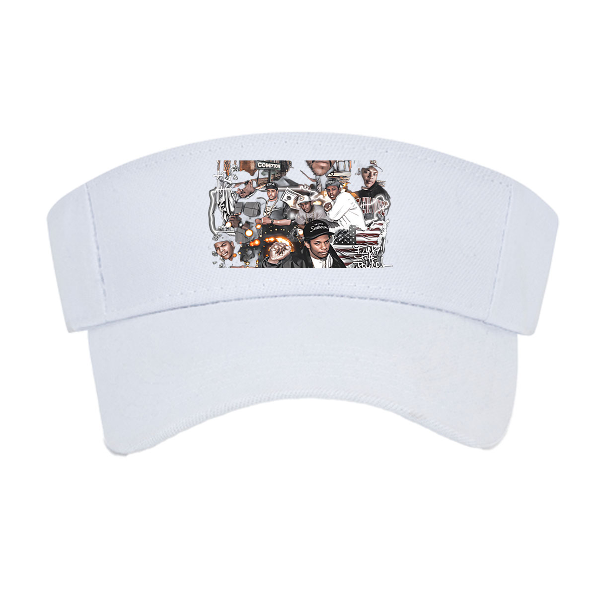 N.W.A Straight Outta Compton: Ice Cube, Dr. Dre, Eazy-E, MC Ren, DJ Yella, and the Compton Rap Legacy -  Visor cap