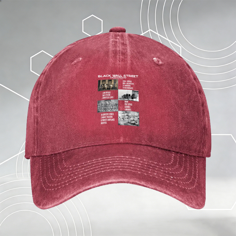 New Baseball Cap with Cassette Tape Print and 