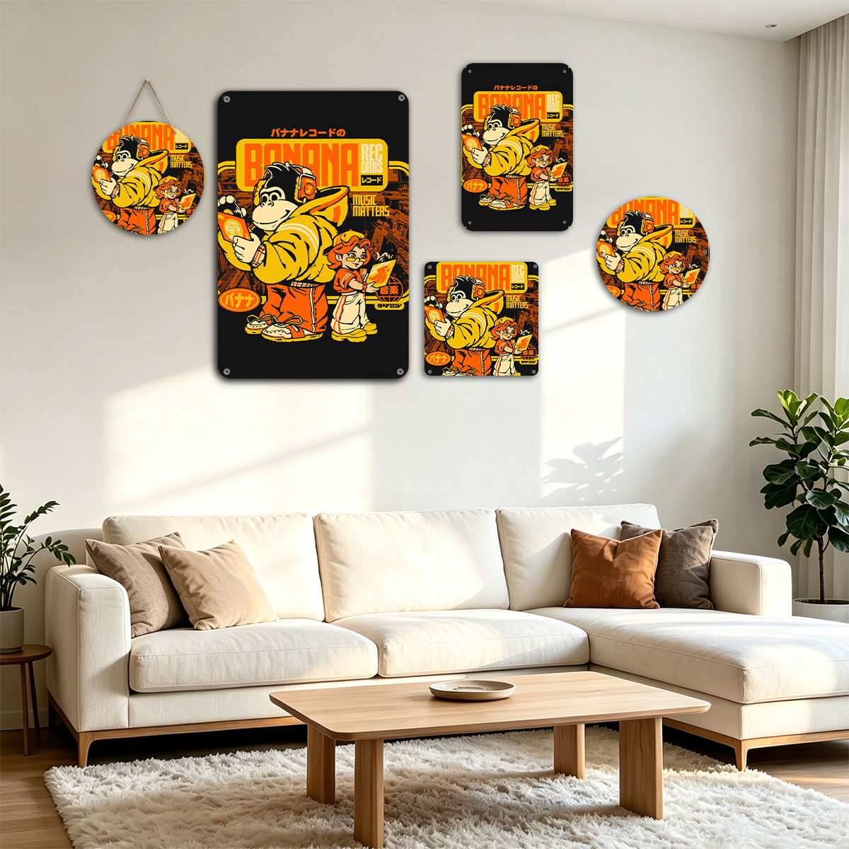 Banana Records: Donkey Kong & Diddy Kong Music Matters Artwork - painting