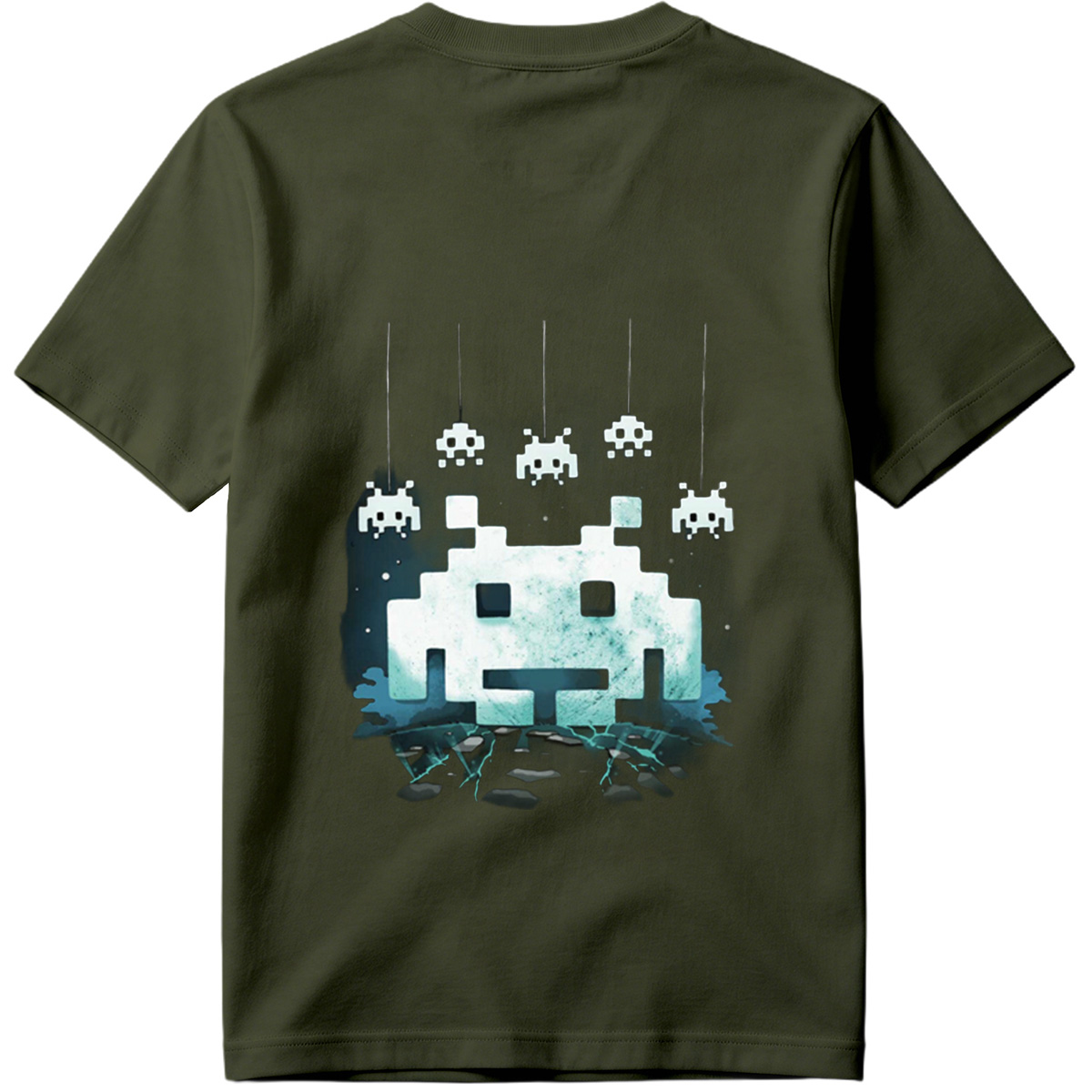 Space Invaders: Classic Aliens in Pixel Art - Tee