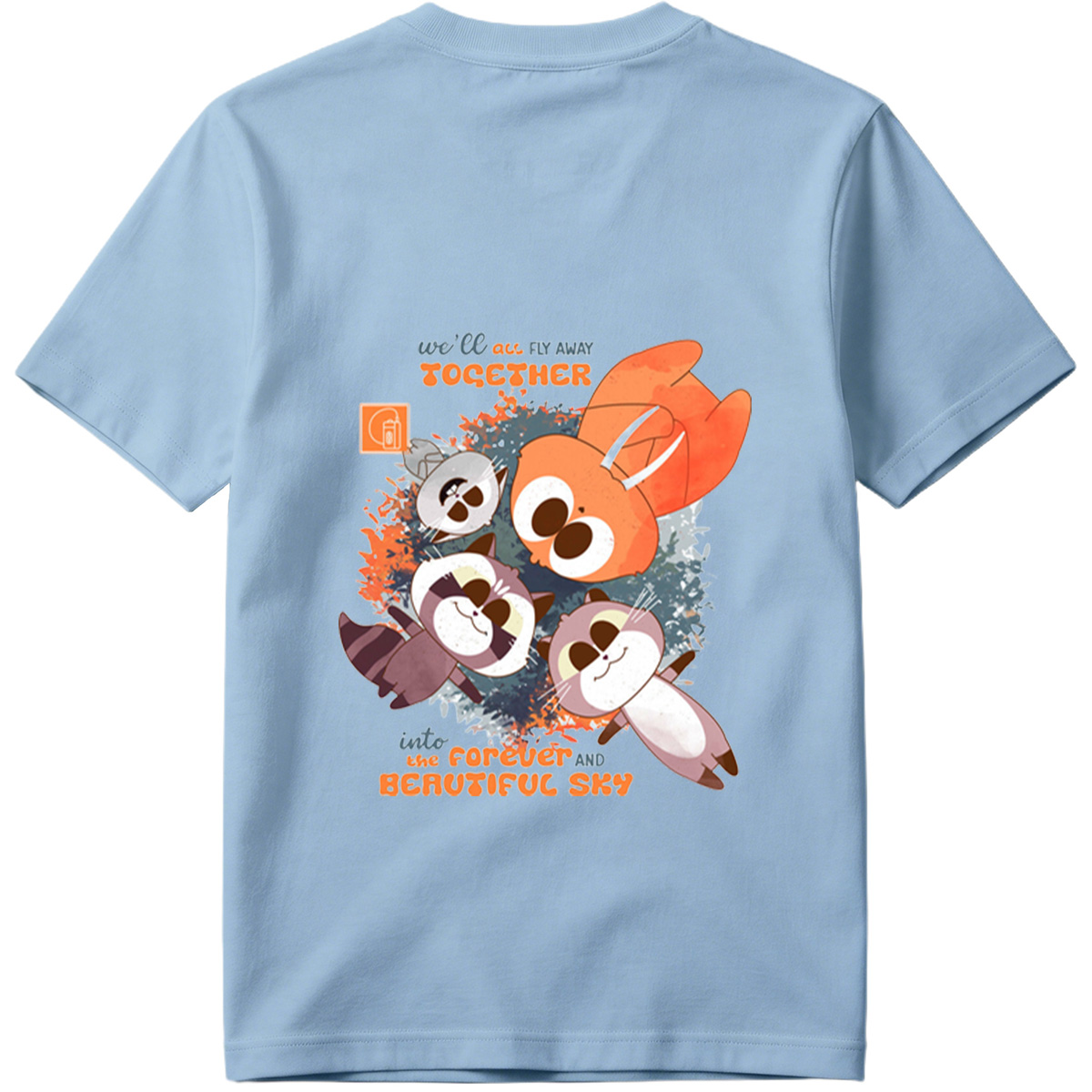 Kiff and Friends Fly Together Into the Forever Beautiful Sky - Tee