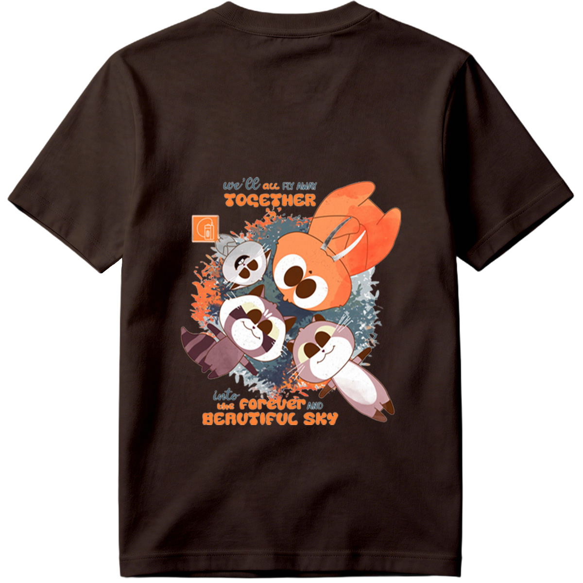 Kiff and Friends Fly Together Into the Forever Beautiful Sky - Tee