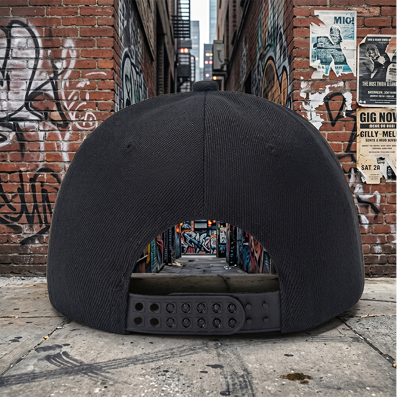 Flat Brim Baseball Cap Mama Script Print Streetwear Underground Skate Style Basketball Court Skatepark Urban Outfit for Skaters Rappers Streetwear Enthusiasts
