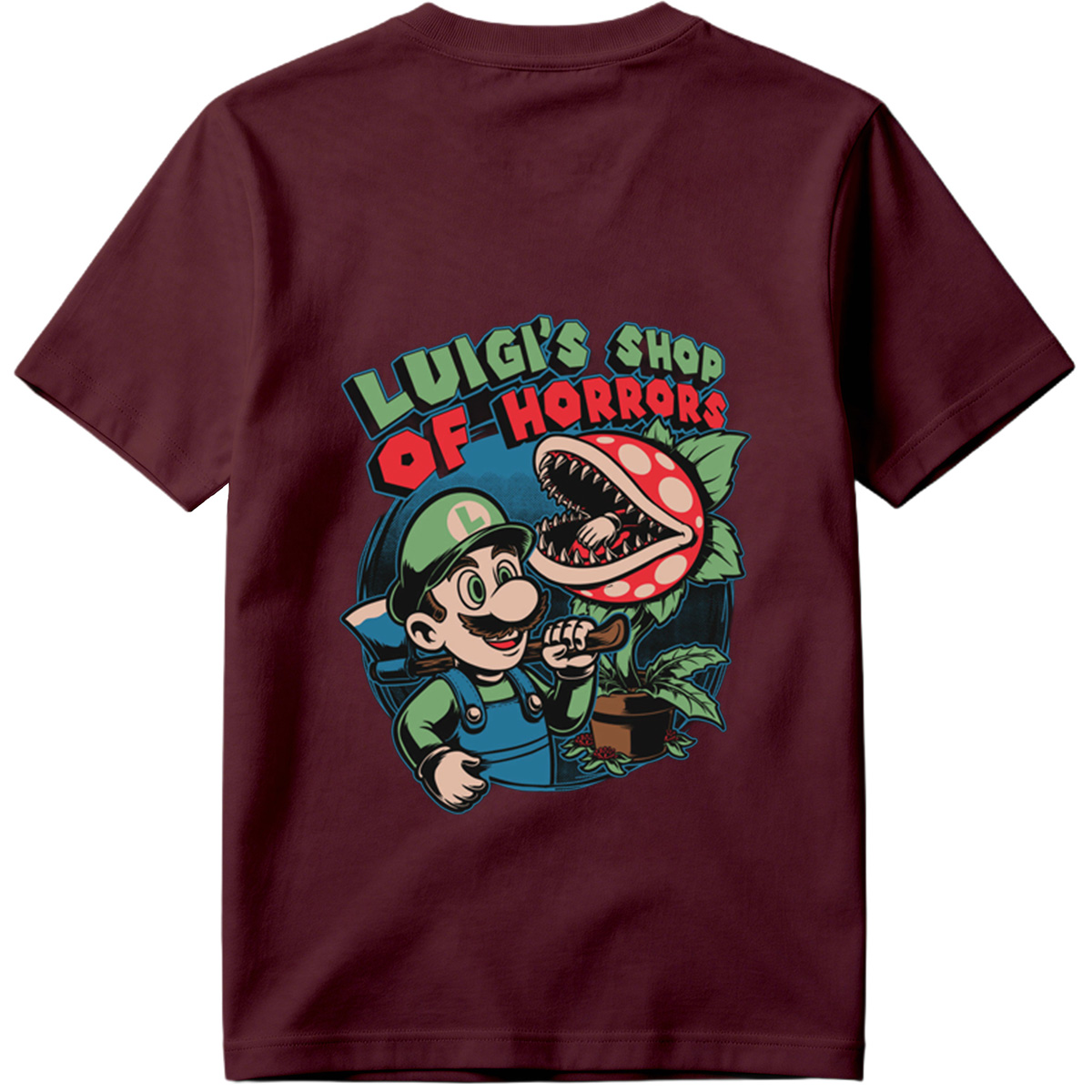 Luigi's Shop of Horrors: Luigi and Piranha Plant - Tee