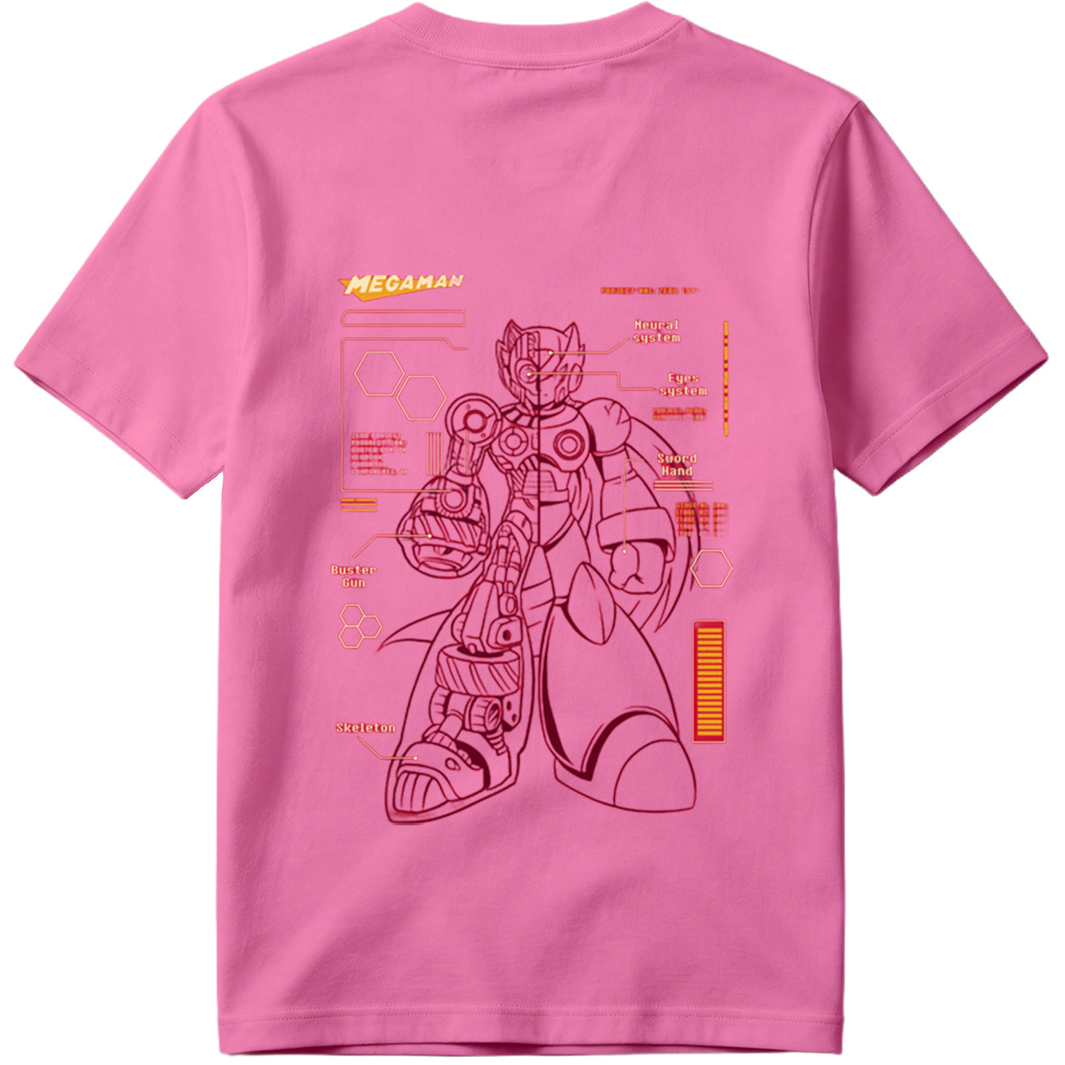 Megaman Zero: Project Zero 1593 Technical Blueprint - Tee
