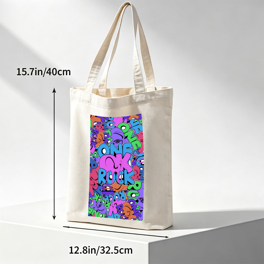 One Ok Rock Concert Graffiti Art Wallpaper - Canvas tote bags