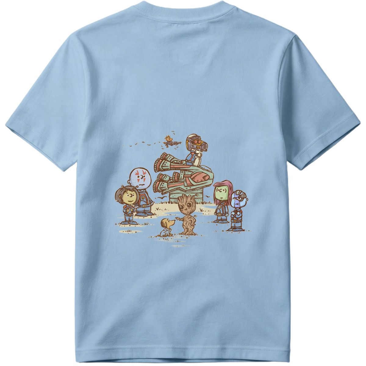Guardians of the Galaxy: Groot, Rocket, Star-Lord, Gamora, Drax, and Nebula - Tee