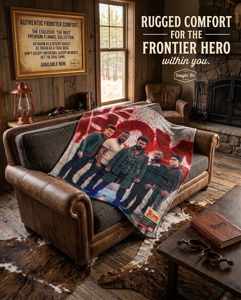 Custom Face Blanket The Boys TV Show Flannel Blanket Perfect for Fans of Superhero Series Ideal for Couch Time or as a Unique Gift or Giveaway