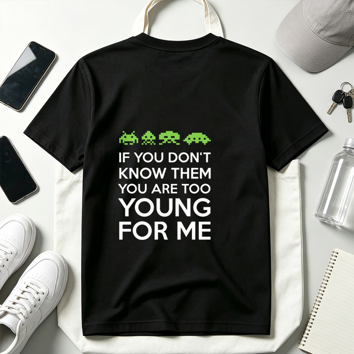 Space Invaders: If You Don't Know Them, You Are Too Young for Me - Tee