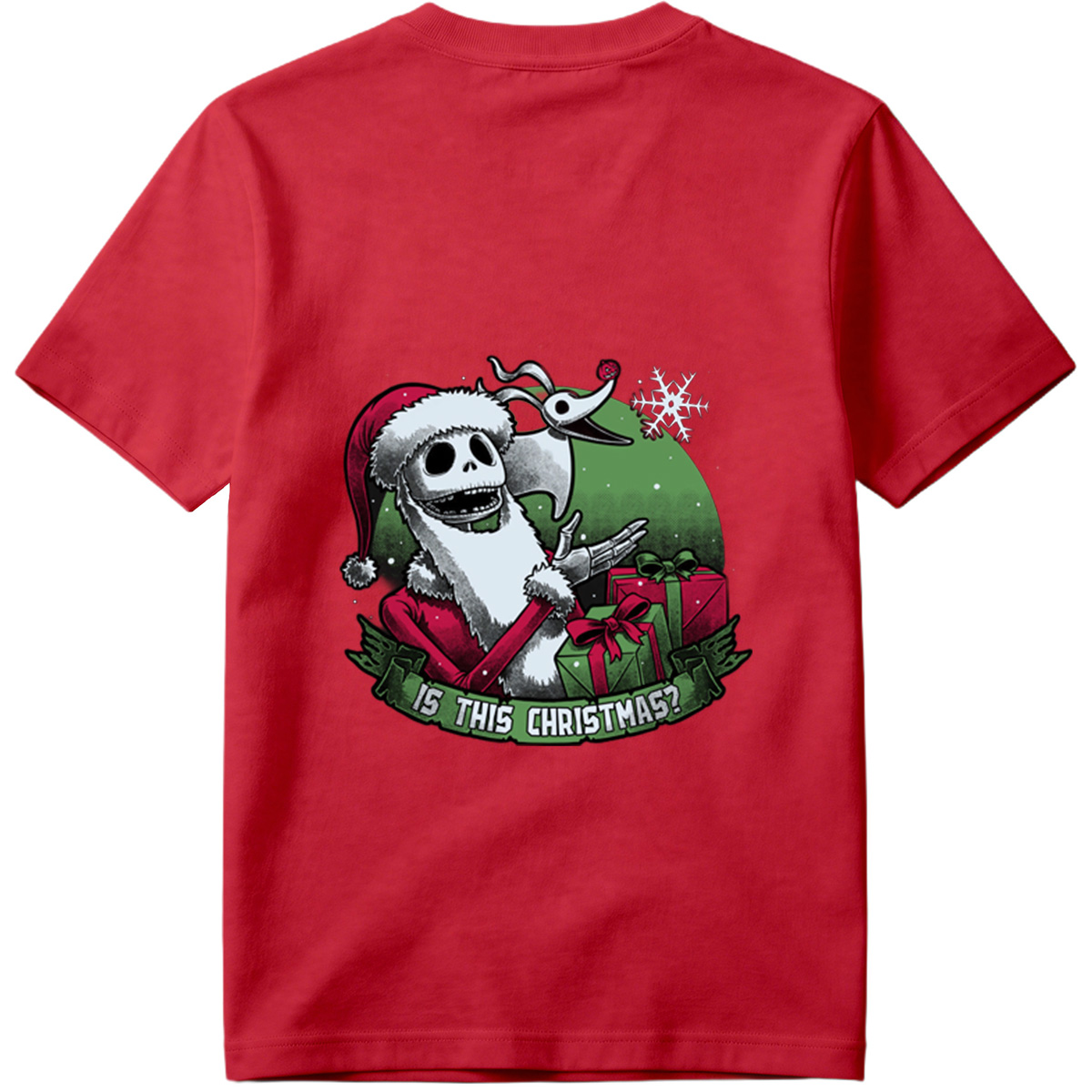 Jack Skellington and Zero - Is This Christmas? - Tee