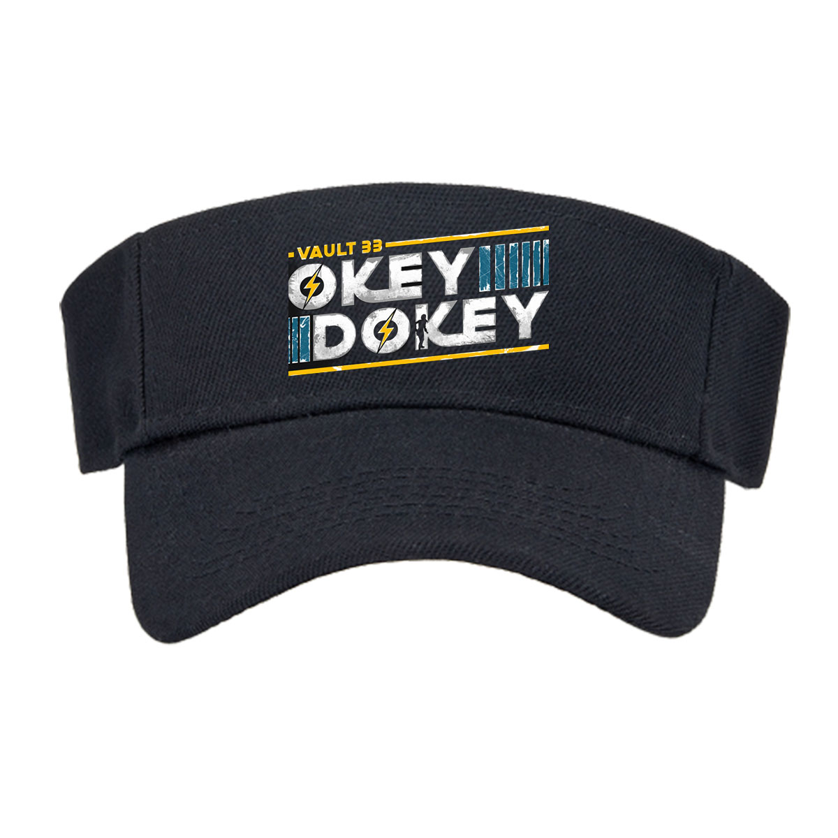 Vault 33: Okey Dokey – Fallout Themed Event with Lightning and Silhouette Design -  Visor cap
