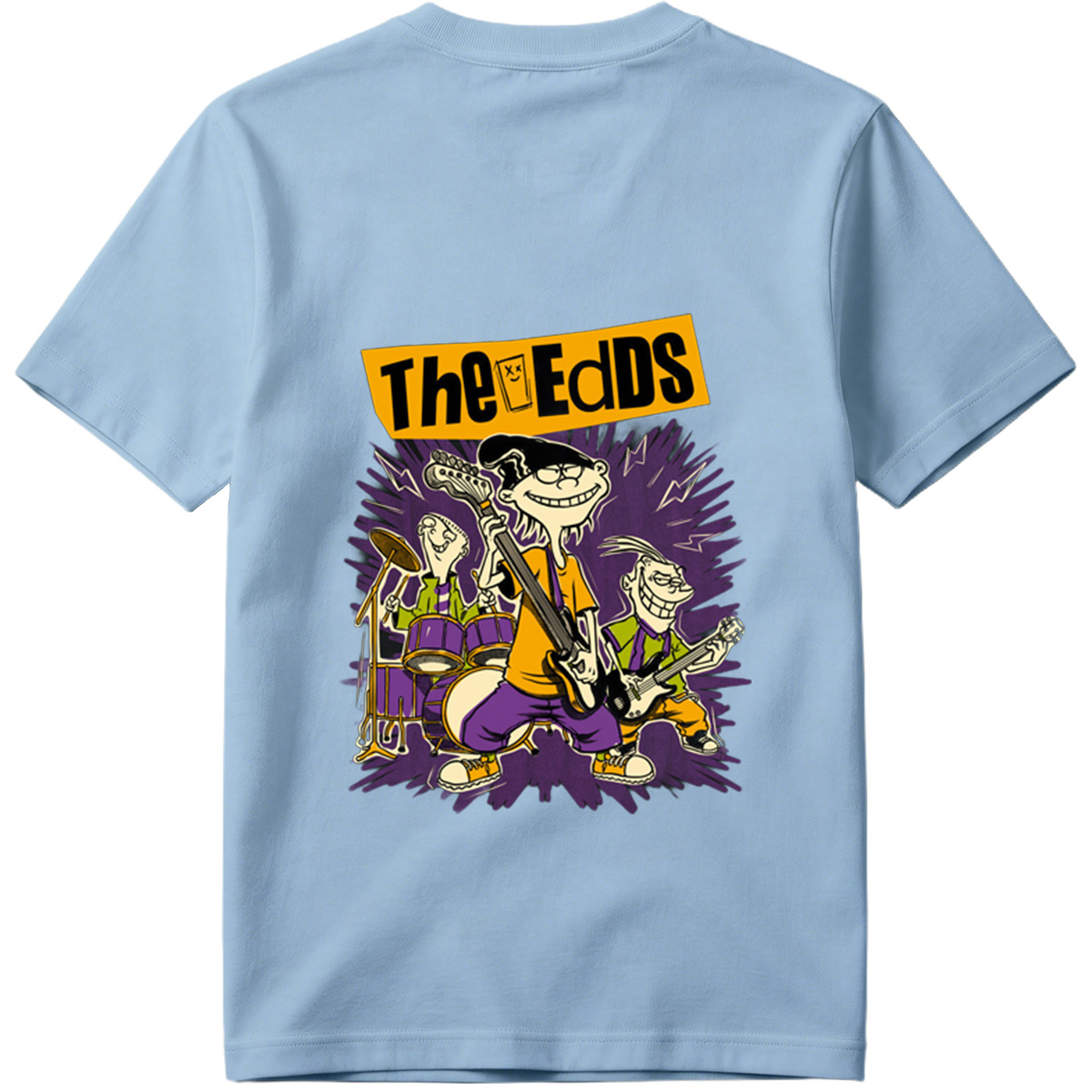 The Eds: Eddy, Ed, and Double D in Rock Band Action - Tee