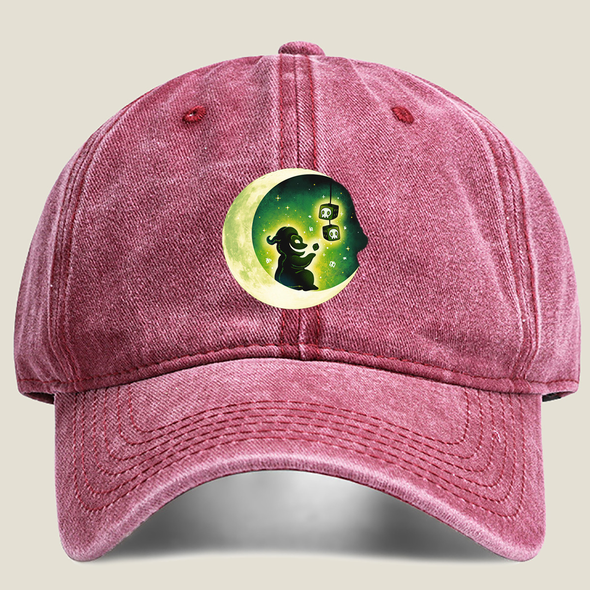 Undertale: Sans and Papyrus on the Moon - Washed Denim - Baseball Cap