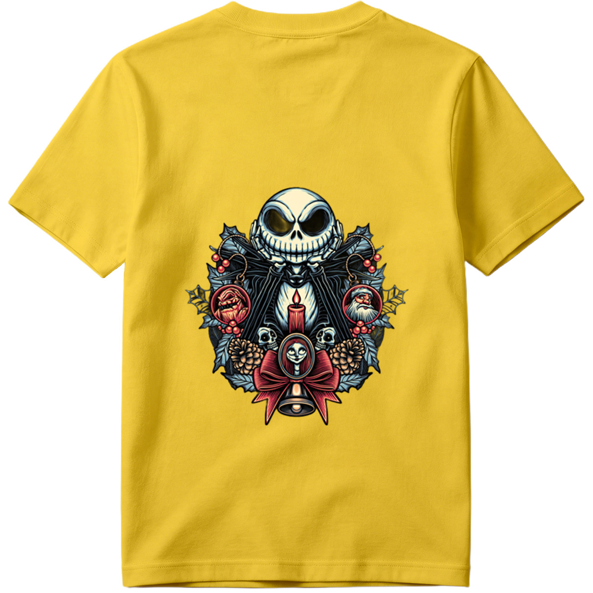 The Nightmare Before Christmas: Jack Skellington, Sally, and Santa Ornaments - Tee