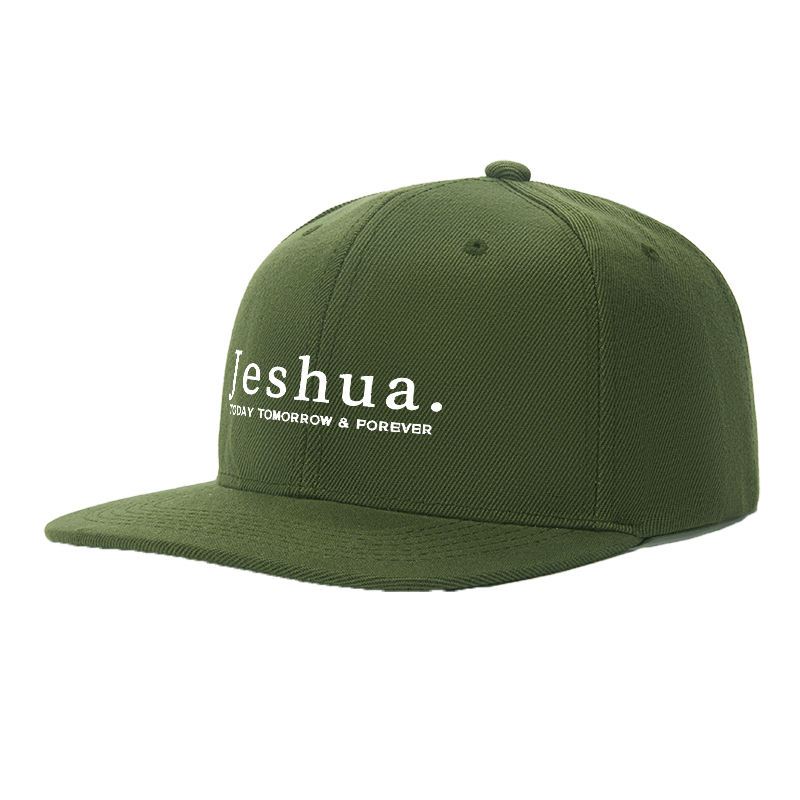 Flat Brim Baseball Cap Joshua Today Tomorrow & Forever Streetwear Underground Skate Style for Basketball Court Skate Park Urban Lifestyle Fit for Skaters Rappers Streetwear Enthusiasts