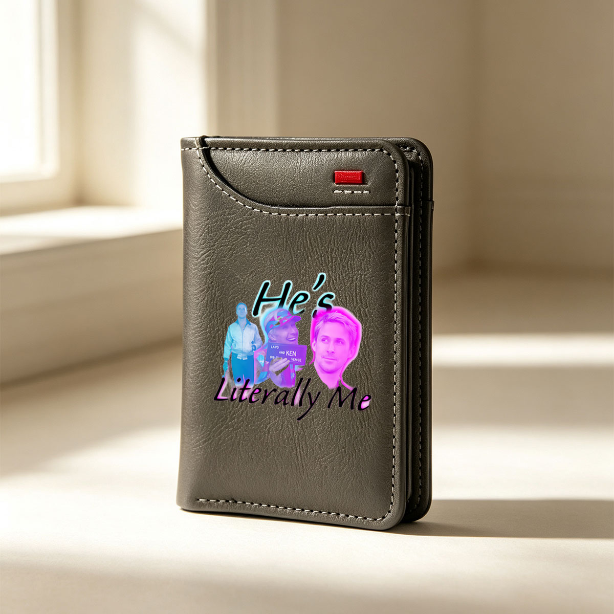 He's Literally Me: Ken, LAPD Officer, and Celeb Doppelg?nger - Vertical Style Wallet