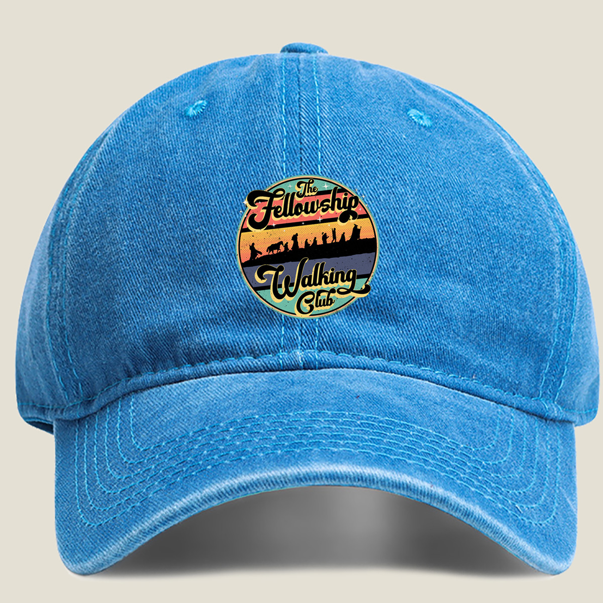 The Fellowship Walking Club - Washed Denim - Baseball Cap