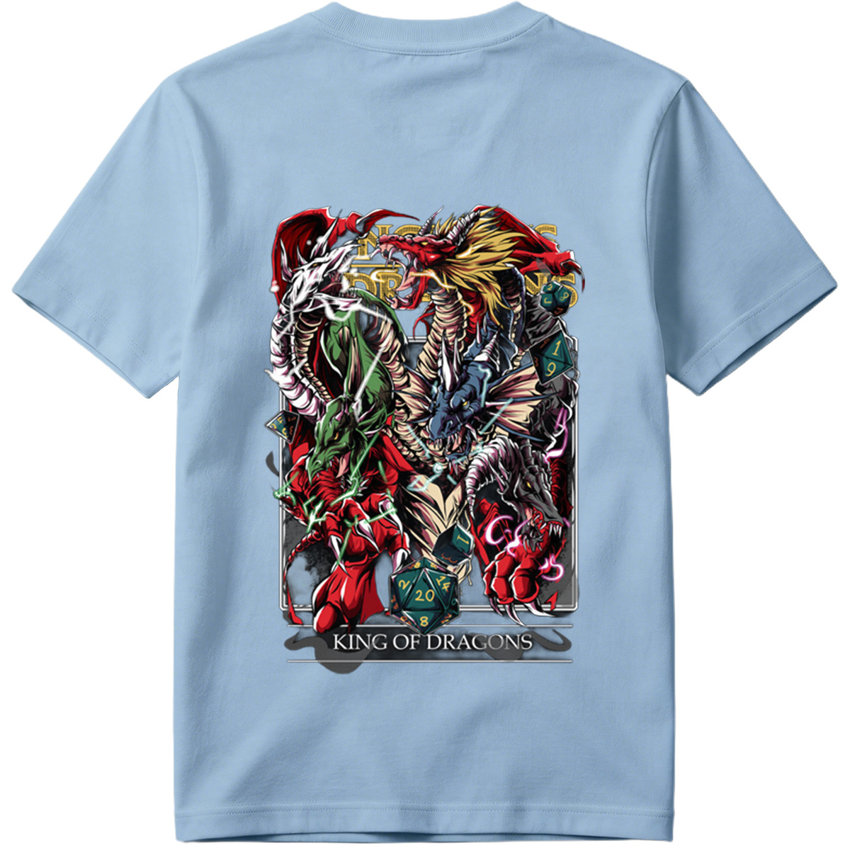 King of Dragons: Multicolored Dragon Ensemble - Tee