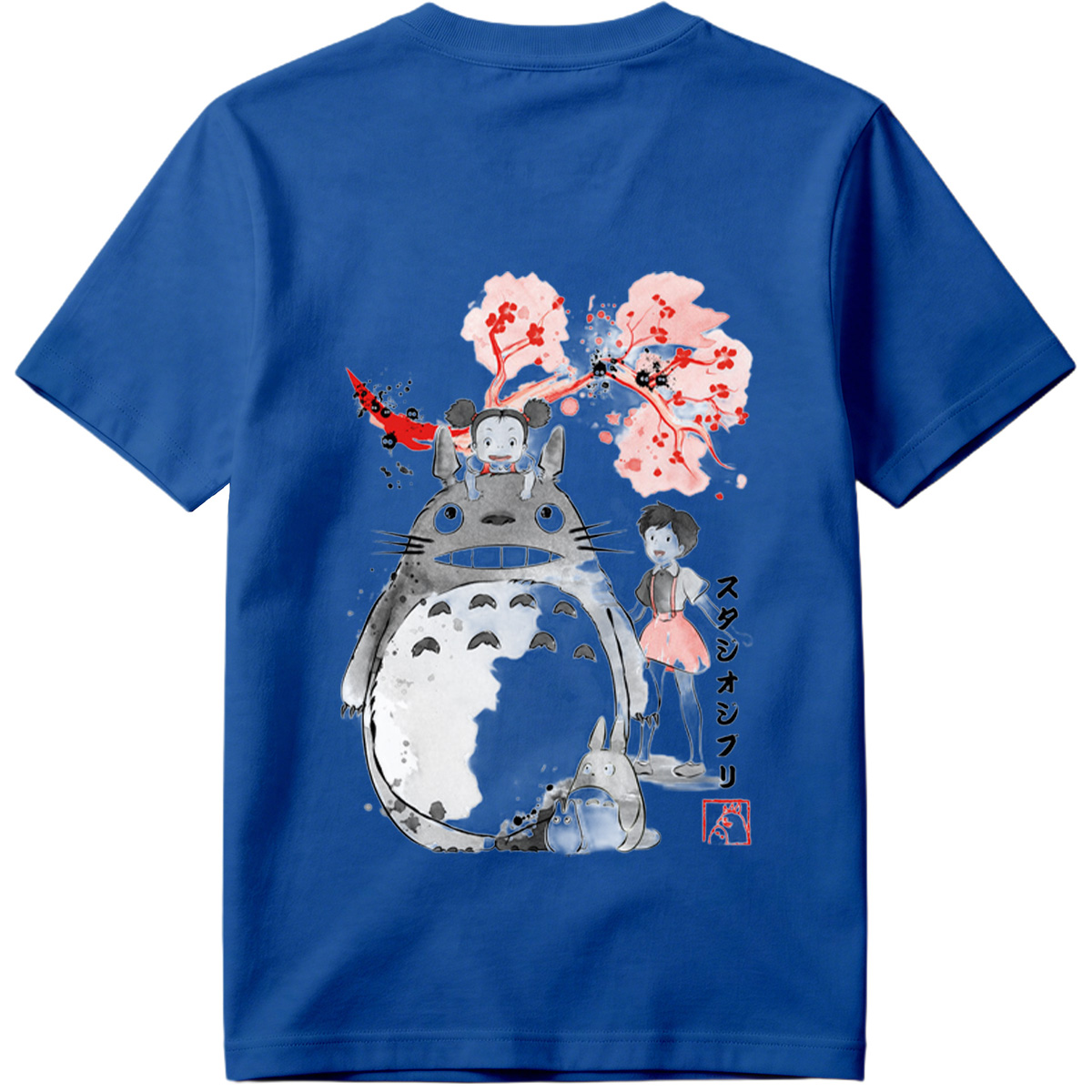Totoro, Mei, and Satsuki from Studio Ghibli - Tee