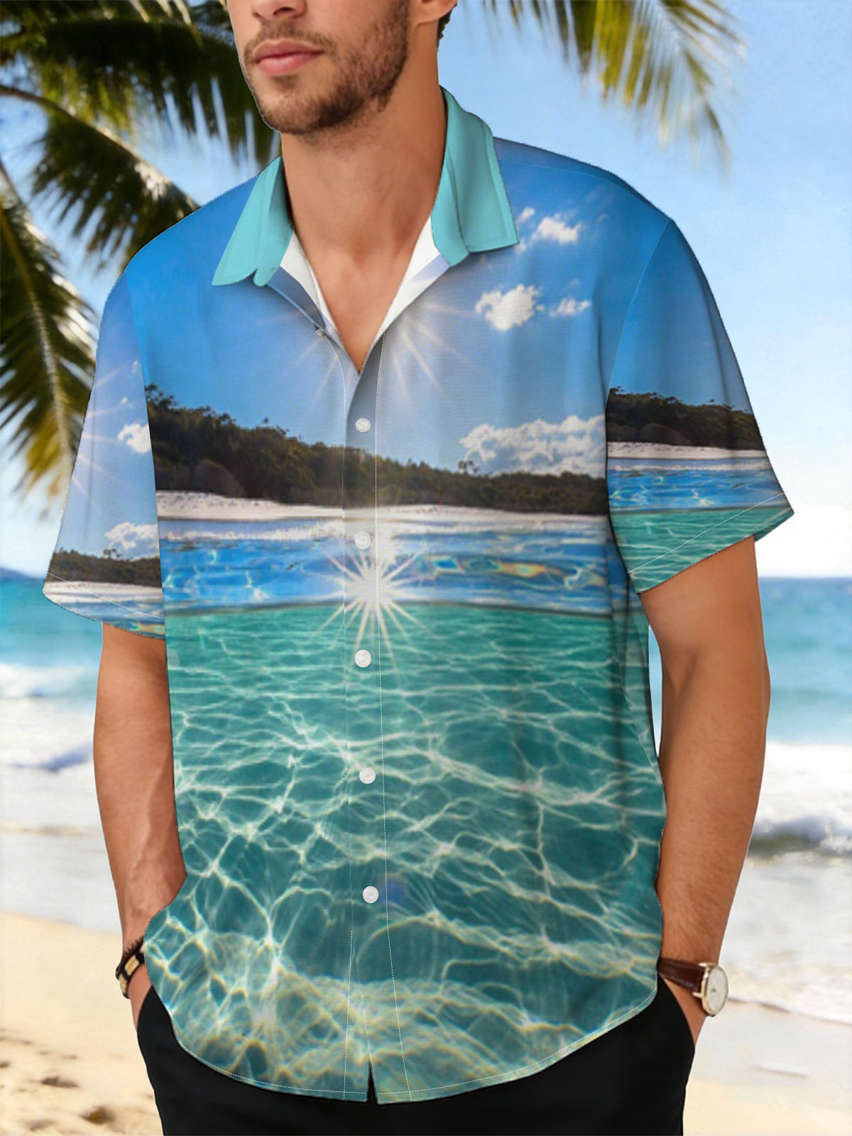 Sunshine Sparkles on Crystal Clear Waters -  Shirt