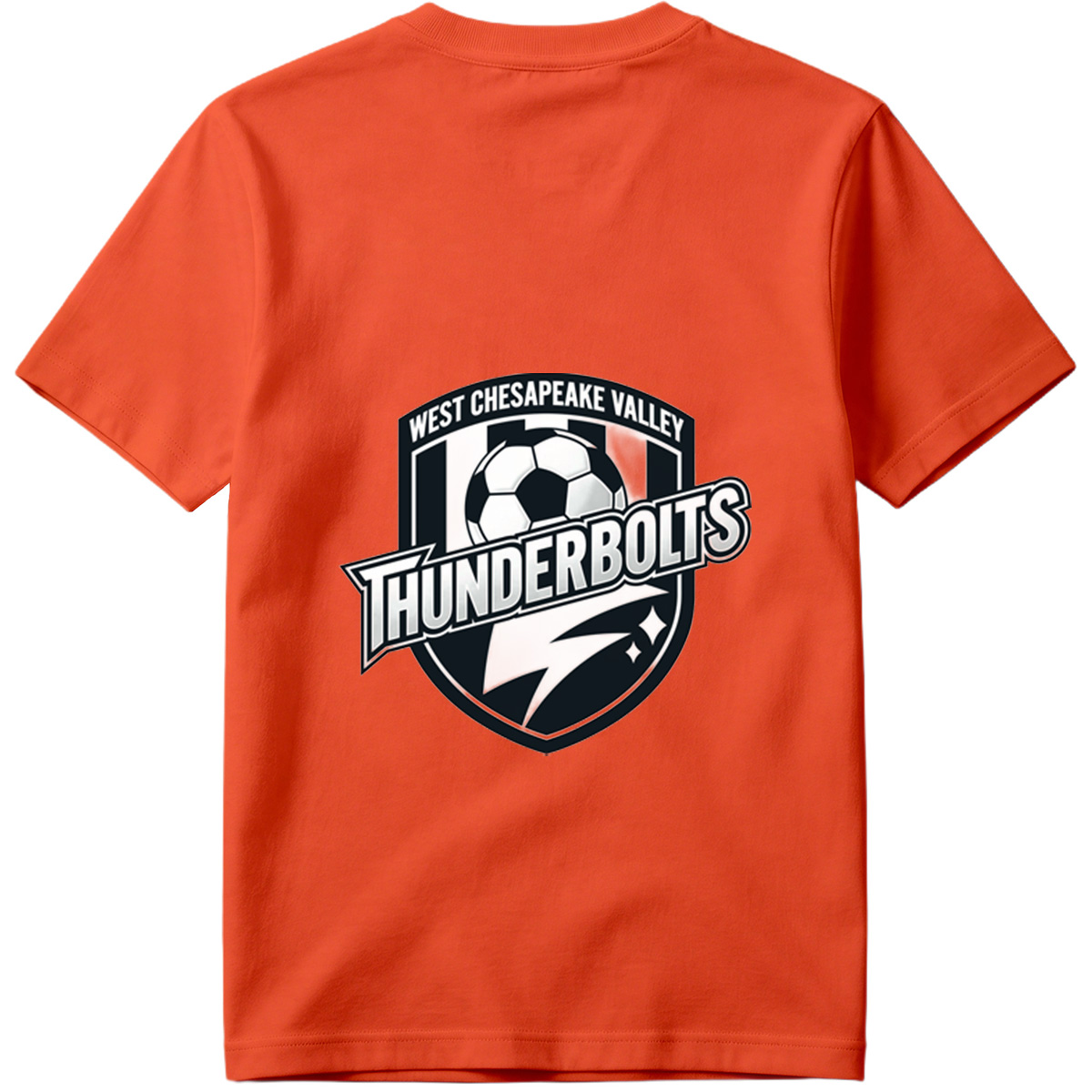 West Chesapeake Valley Thunderbolts Soccer Team Logo - Tee