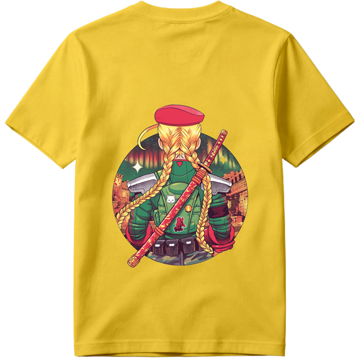 **Title:** Street Fighter - Cammy with Katana - Tee