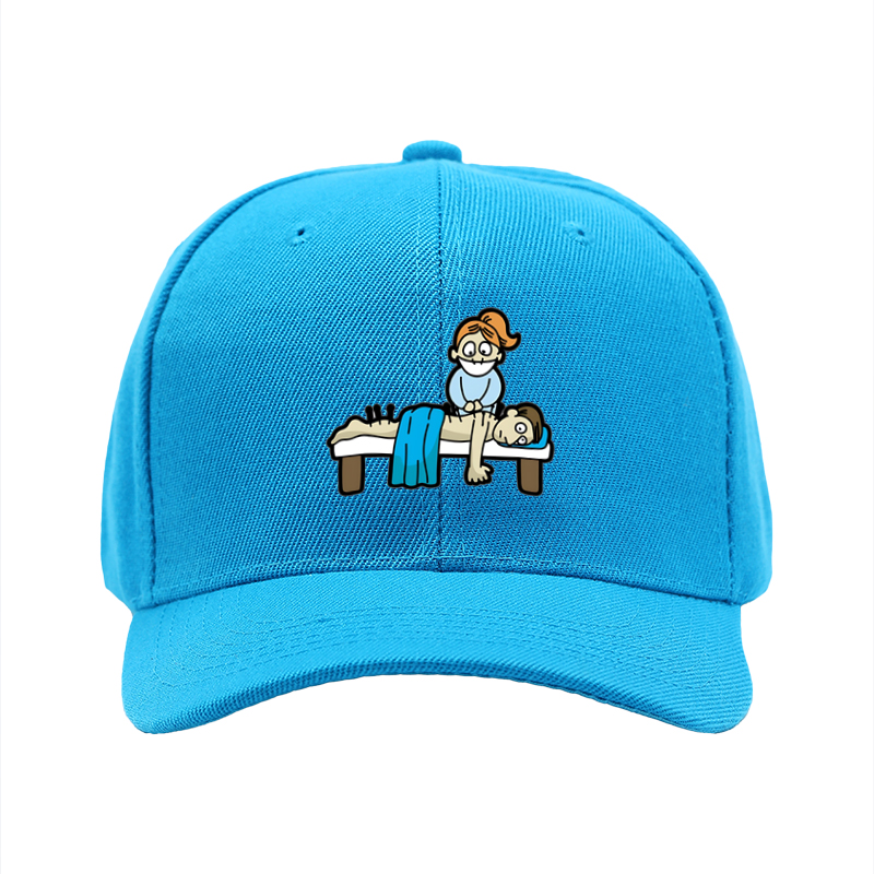 1pc New Baseball Cap with Funny Massage Cartoon Print Unisex Adjustable Hat for Outdoor Activities and Casual Wear Adults and Teens