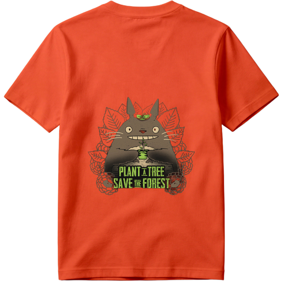 Totoro Plant a Tree Save the Forest - Tee