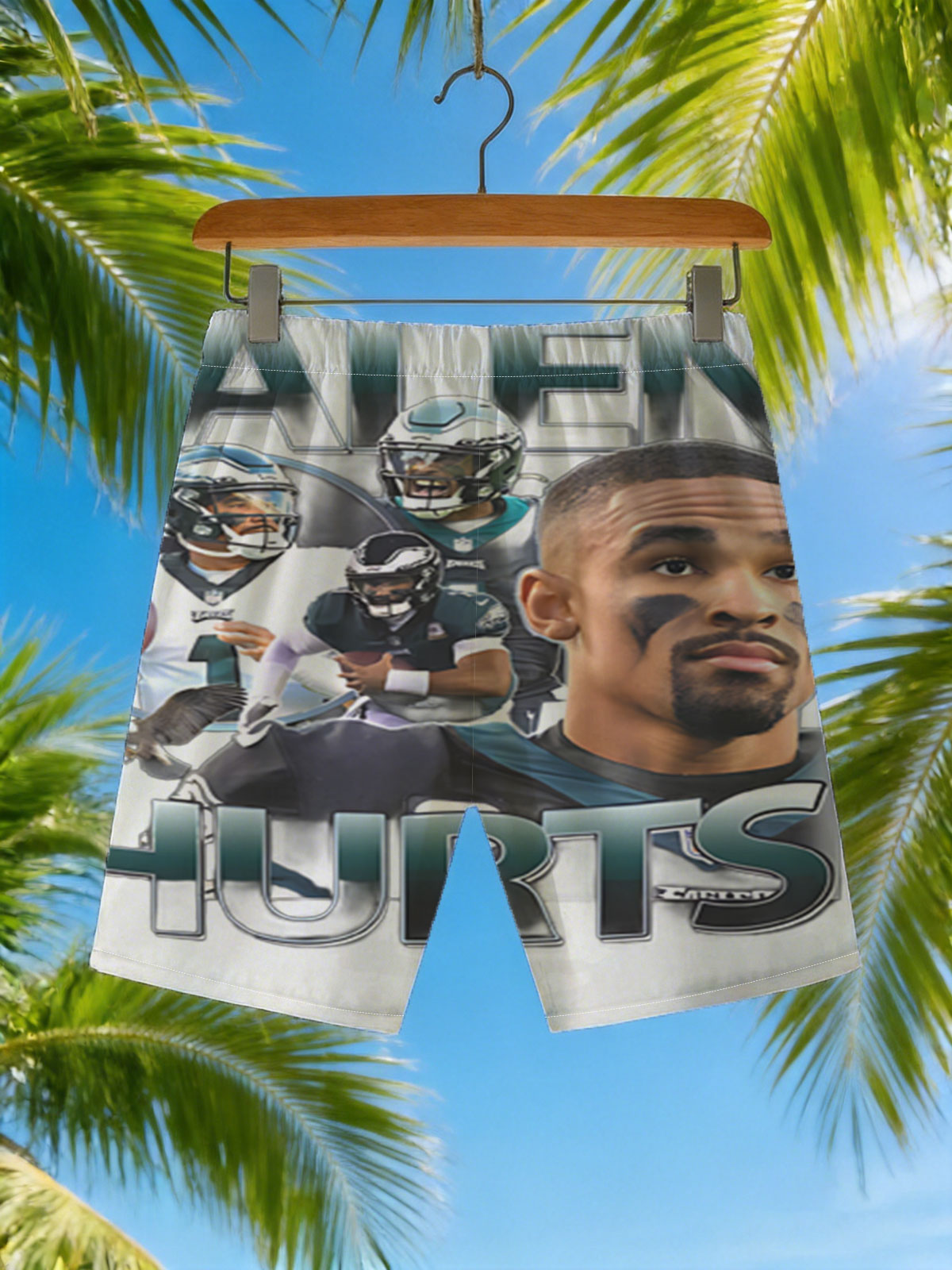 Jalen Hurts - Philadelphia Eagles Quarterback Highlight -  Beach shorts