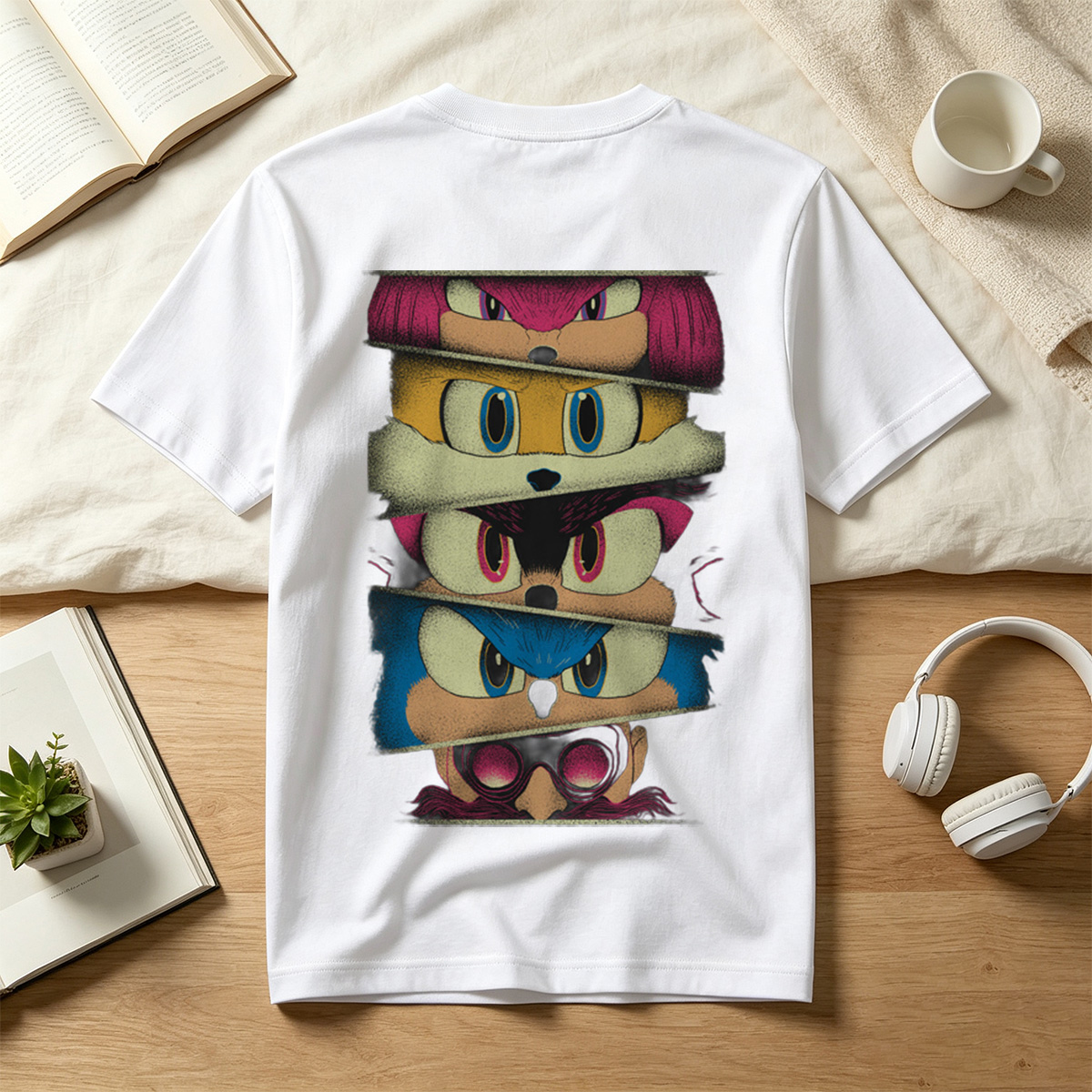 Sonic the Hedgehog: Character Stack - Tee