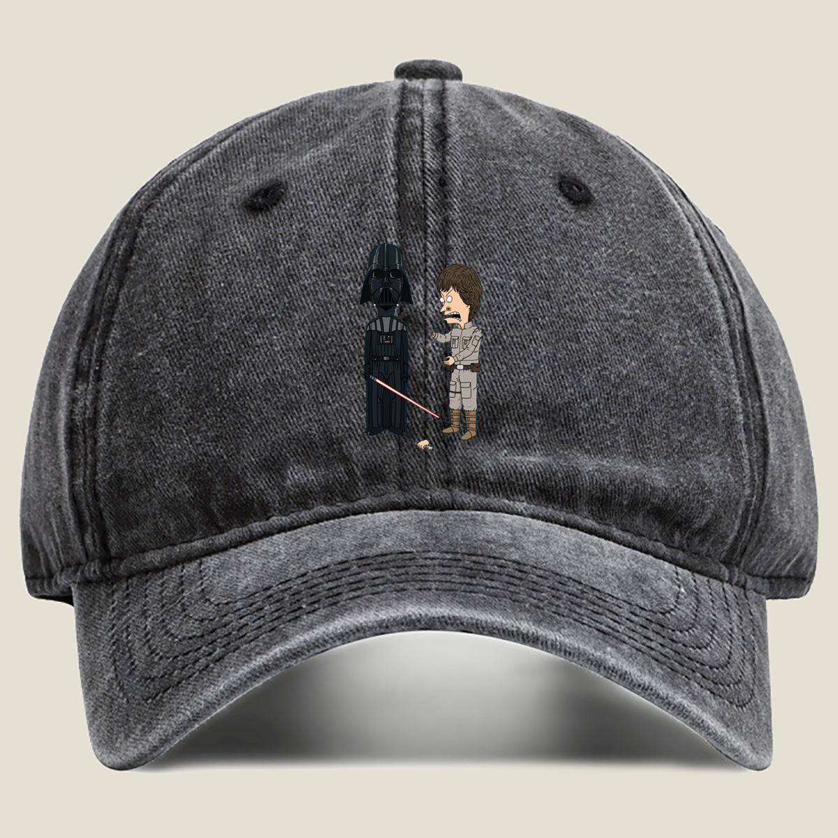 Star Wars: Darth Vader and Luke Skywalker - Washed Denim - Baseball Cap