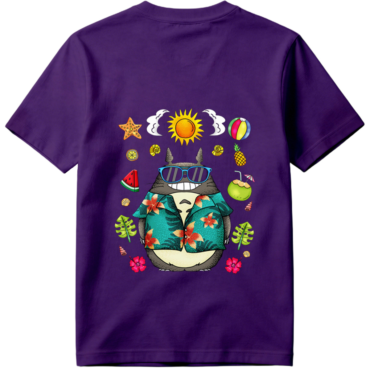 Totoro in Tropical Vibes - Tee
