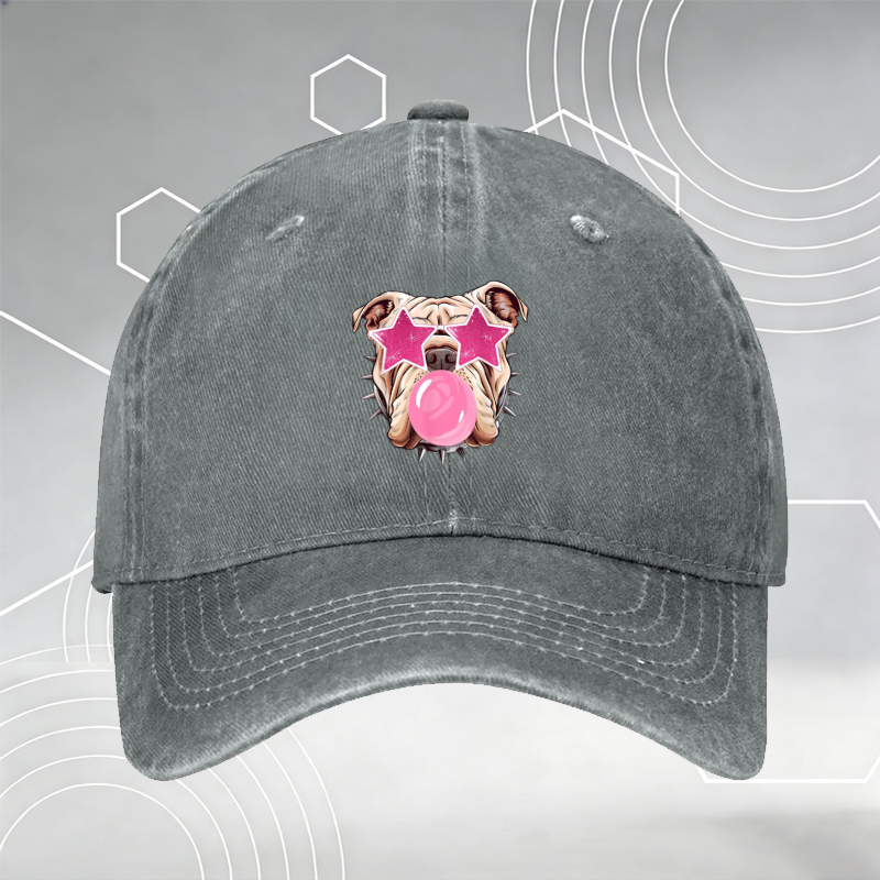 New Baseball Cap with Love Them Groom Them Give Them Back Print and Paw Pattern - Unisex Adjustable Hat for Pet Groomers, Dog Lovers & Animal Care Enthusiasts, Ideal for Work, Outdoors, Casual Wear