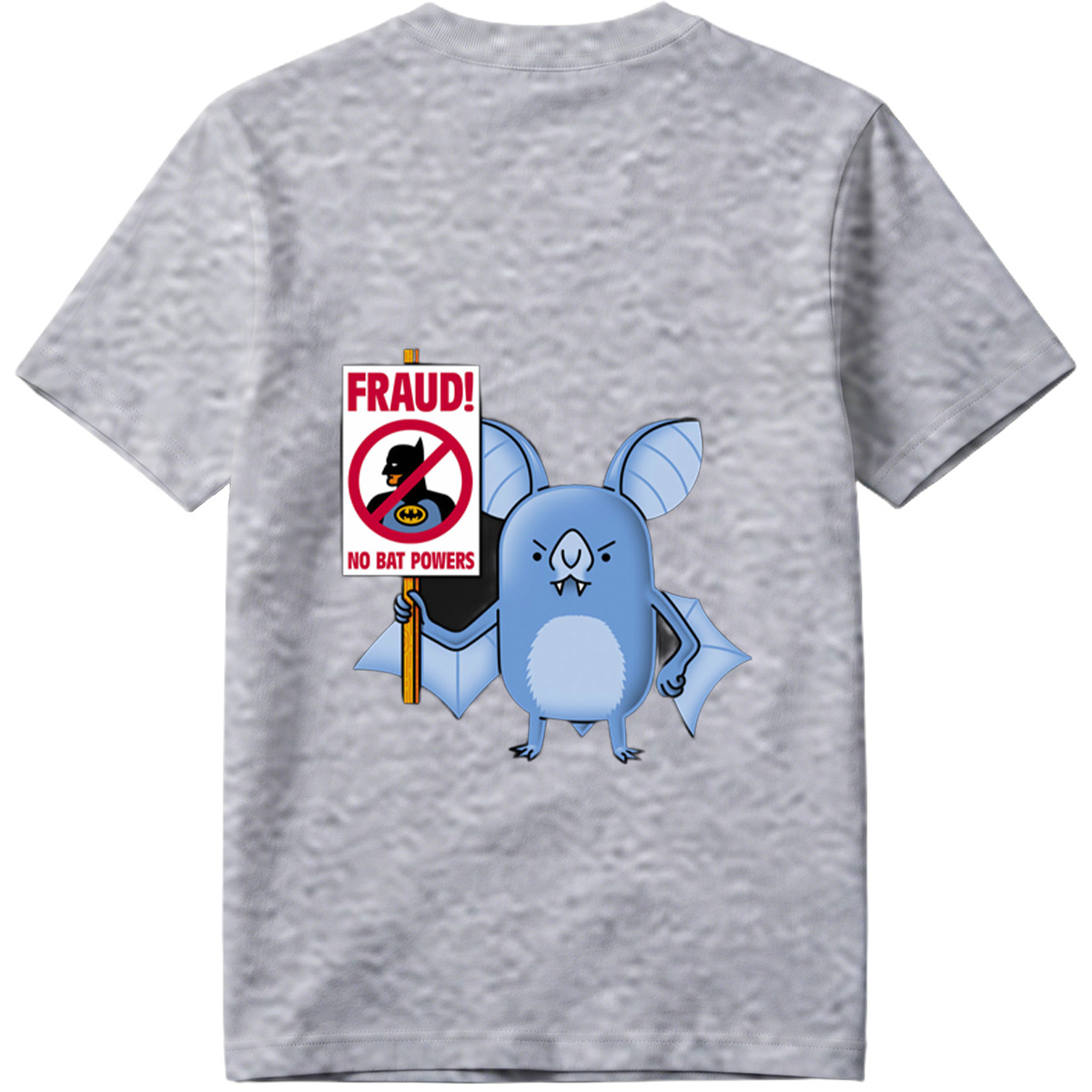 Batman and Bat Creature Protest Fraud - Tee
