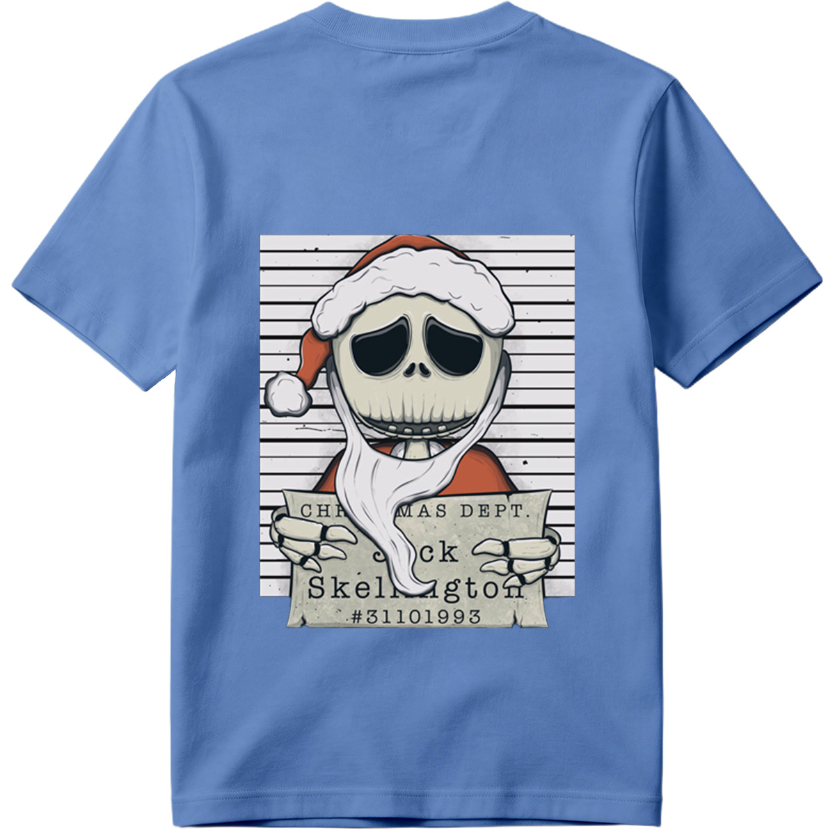 Jack Skellington Christmas Dept Mugshot - Tee